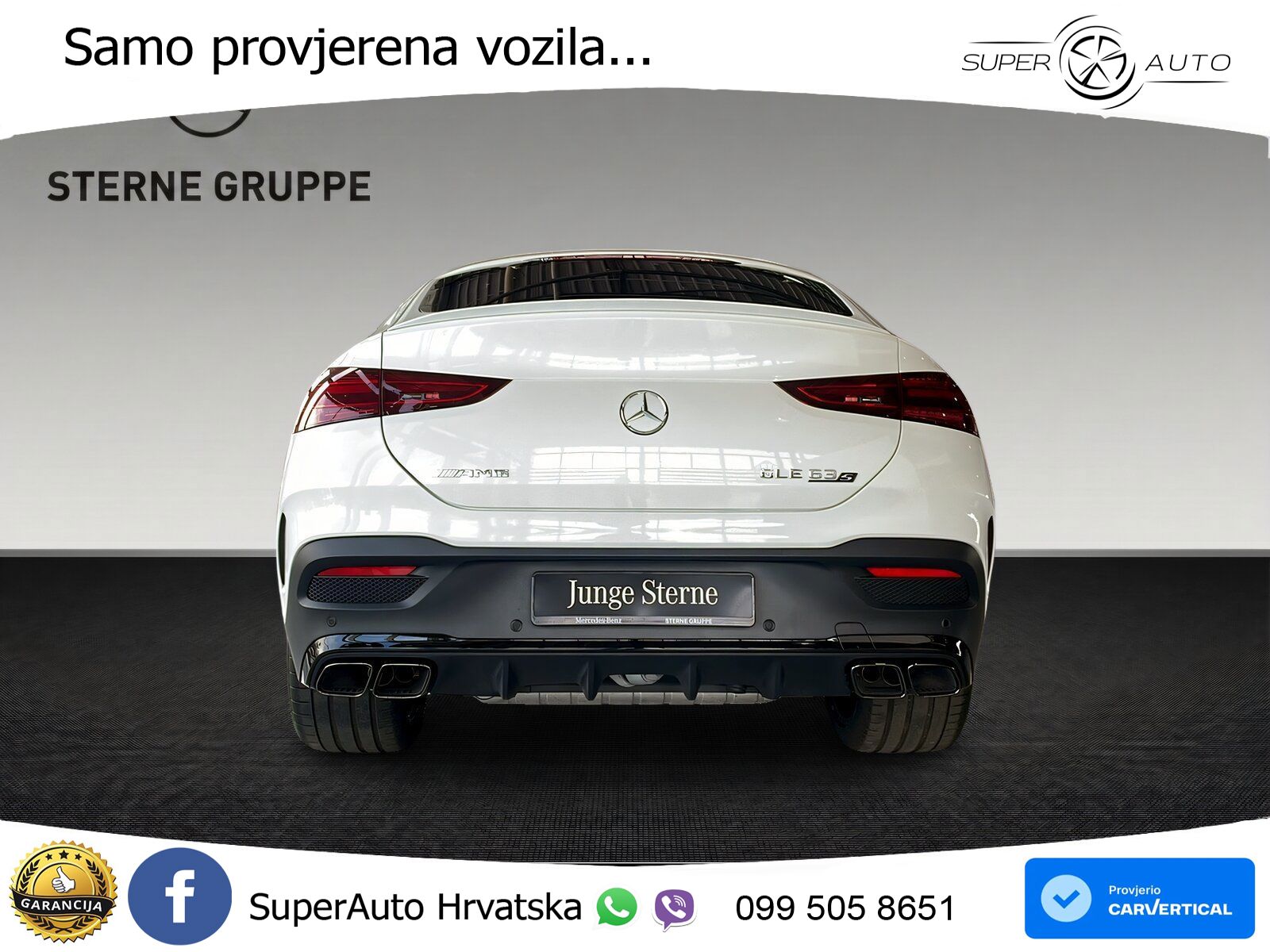 Mercedes AMG GLE Coupe 63 S V8 (612 KS) EQ Boost 4MATIC+ AMG SPEEDSHIFT TCT 9G LED+GR SJED+ACC