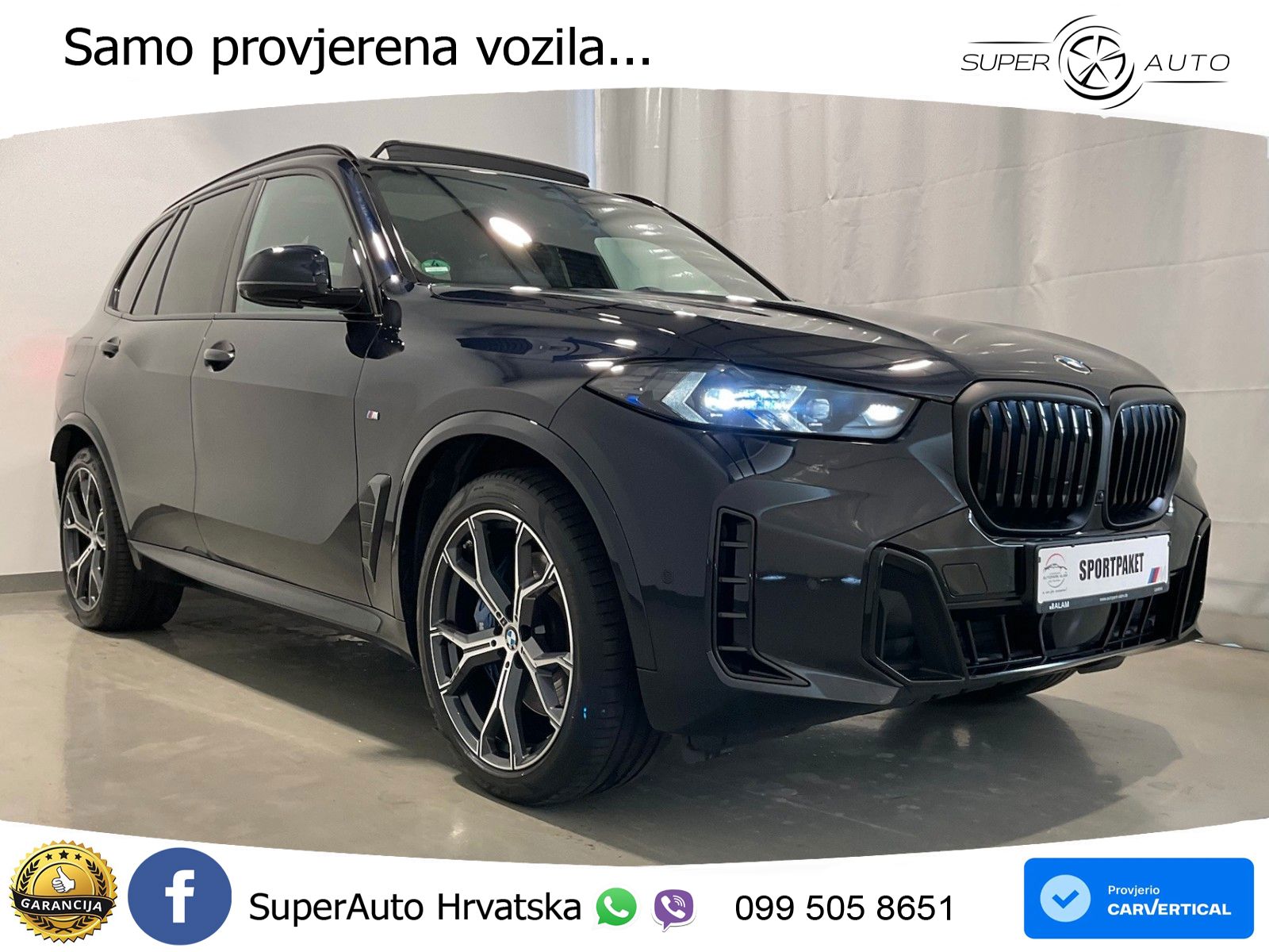 BMW X5 30d (298 KS) xDrive Steptronic M Sport ZRAČNI+ACC+GR SJED+KAM+PANO