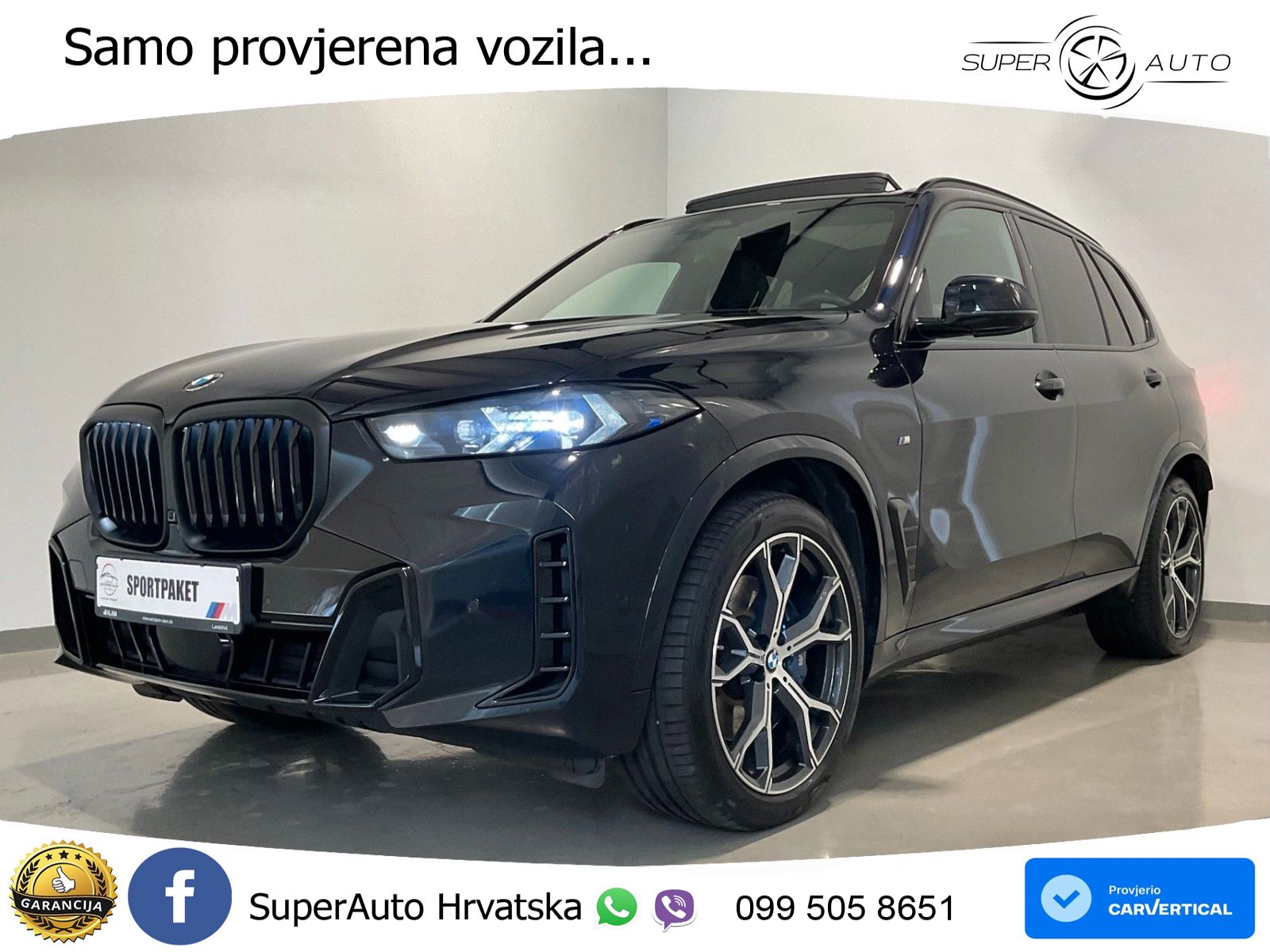 BMW X5 30d (298 KS) xDrive Steptronic M Sport ZRAČNI+ACC+GR SJED+KAM+PANO