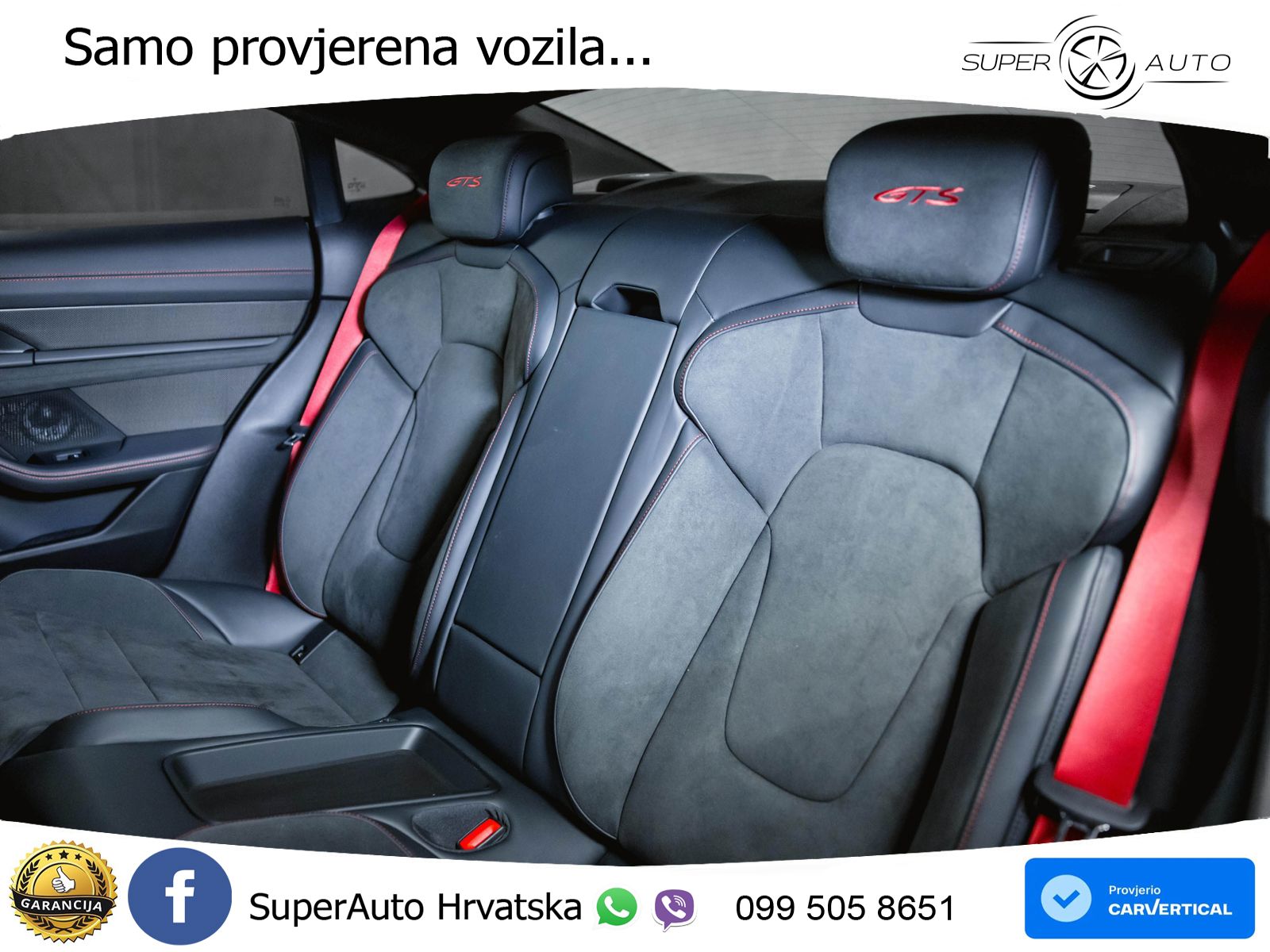 Porsche Taycan GTS Performance Plus 93.4 kWh (598 KS)