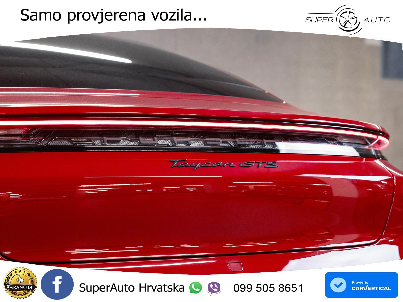 Porsche Taycan GTS Performance Plus 93.4 kWh (598 KS)