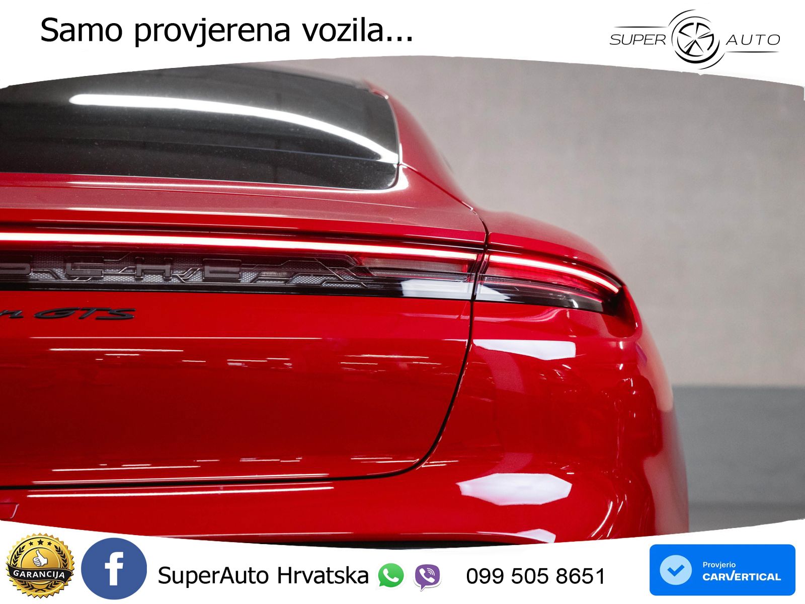 Porsche Taycan GTS Performance Plus 93.4 kWh (598 KS)
