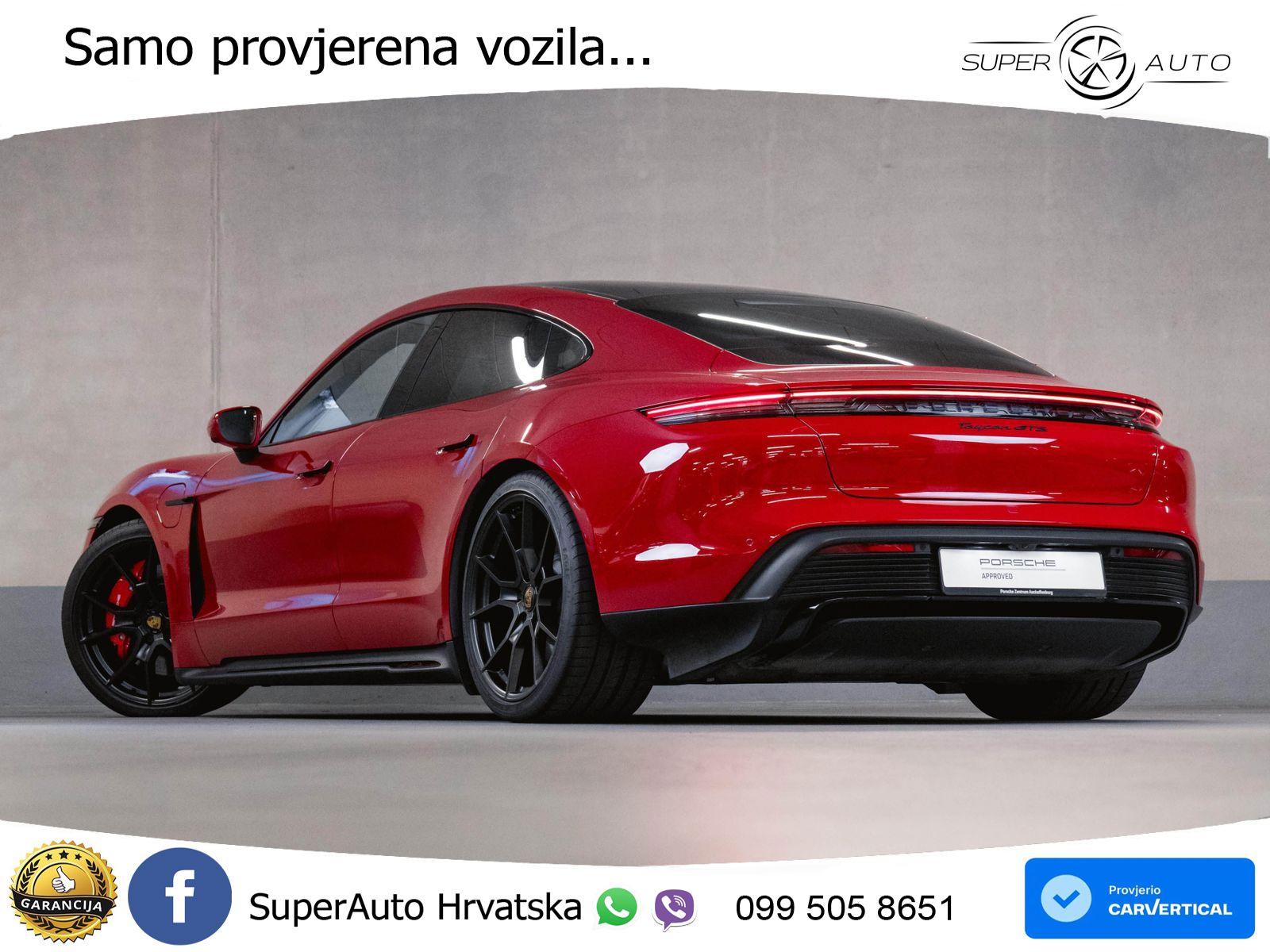 Porsche Taycan GTS Performance Plus 93.4 kWh (598 KS)