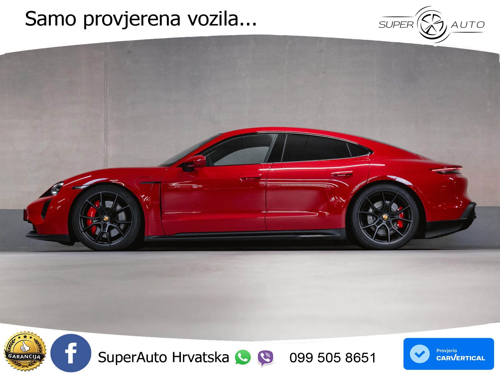 Porsche Taycan GTS Performance Plus 93.4 kWh (598 KS)