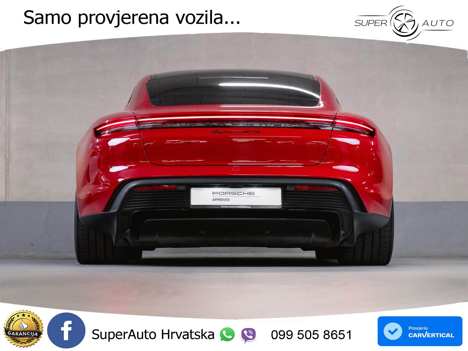 Porsche Taycan GTS Performance Plus 93.4 kWh (598 KS)
