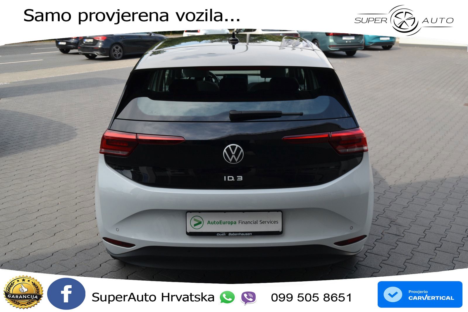 Volkswagen ID.3 Pro Performance 62 kWh (204 KS) LED+GR SJED+ACC