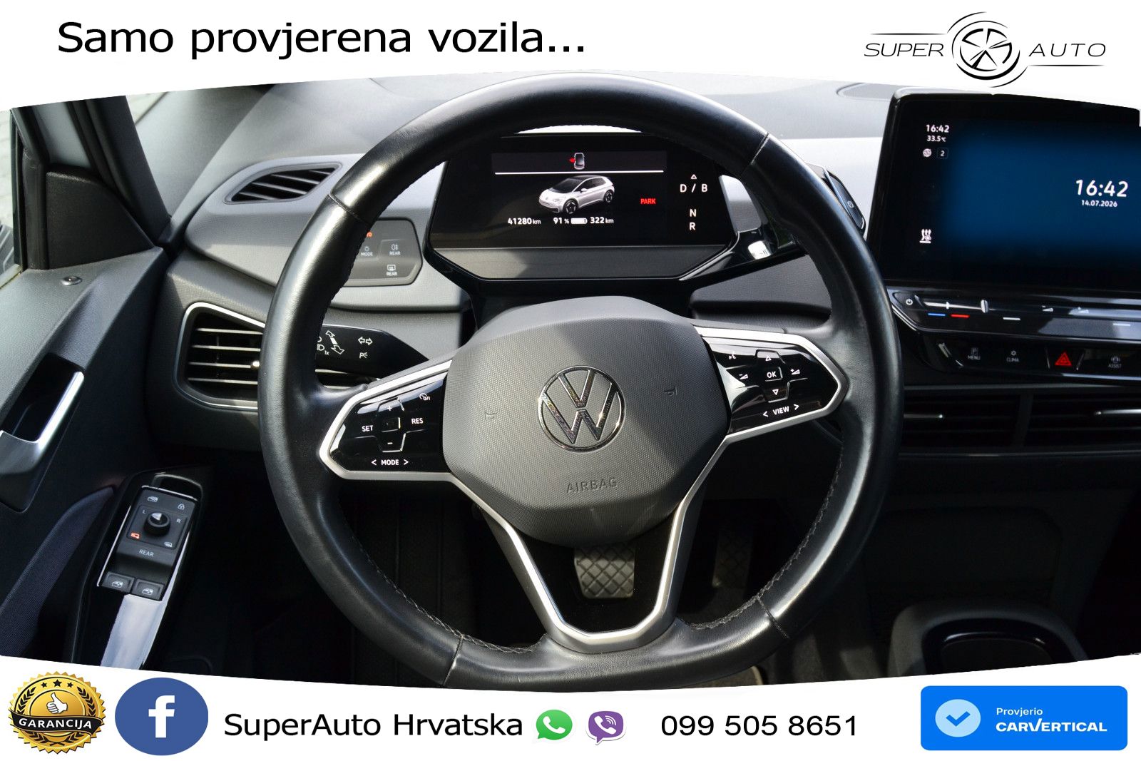Volkswagen ID.3 Pro Performance 62 kWh (204 KS) LED+GR SJED+ACC