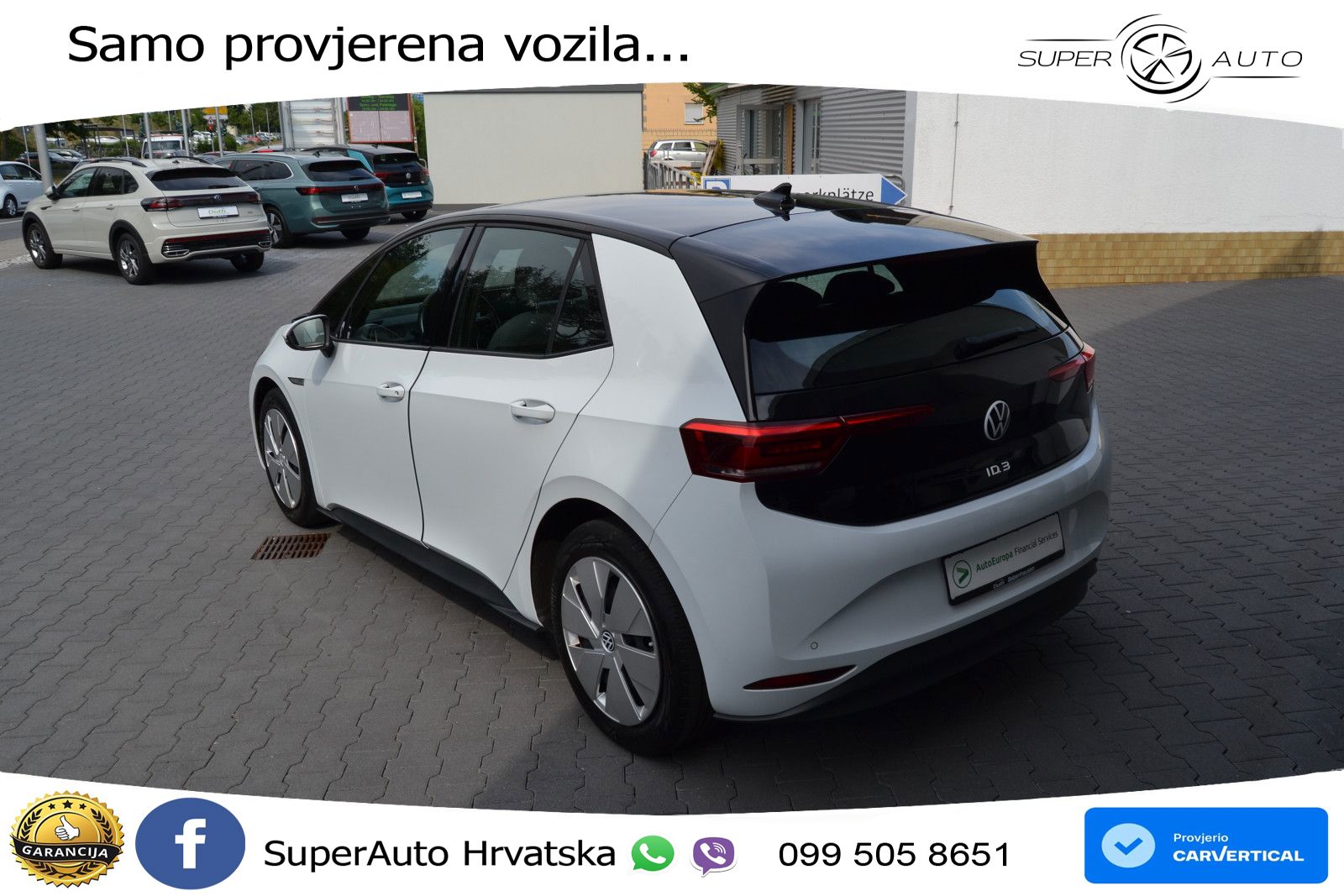 Volkswagen ID.3 Pro Performance 62 kWh (204 KS) LED+GR SJED+ACC
