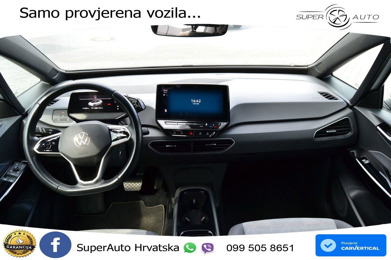 Volkswagen ID.3 Pro Performance 62 kWh (204 KS) LED+GR SJED+ACC