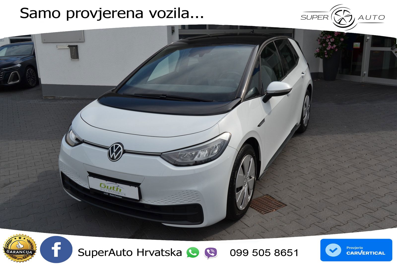 Volkswagen ID.3 Pro Performance 62 kWh (204 KS) LED+GR SJED+ACC
