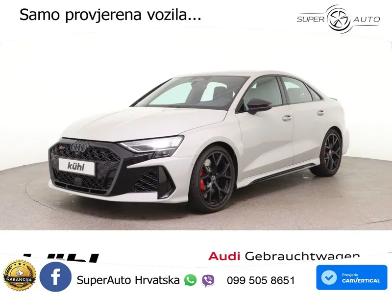 Audi RS3 Sedan 2.5 TFSI (400 KS) quattro S tronic LED+GR SJED+ACC