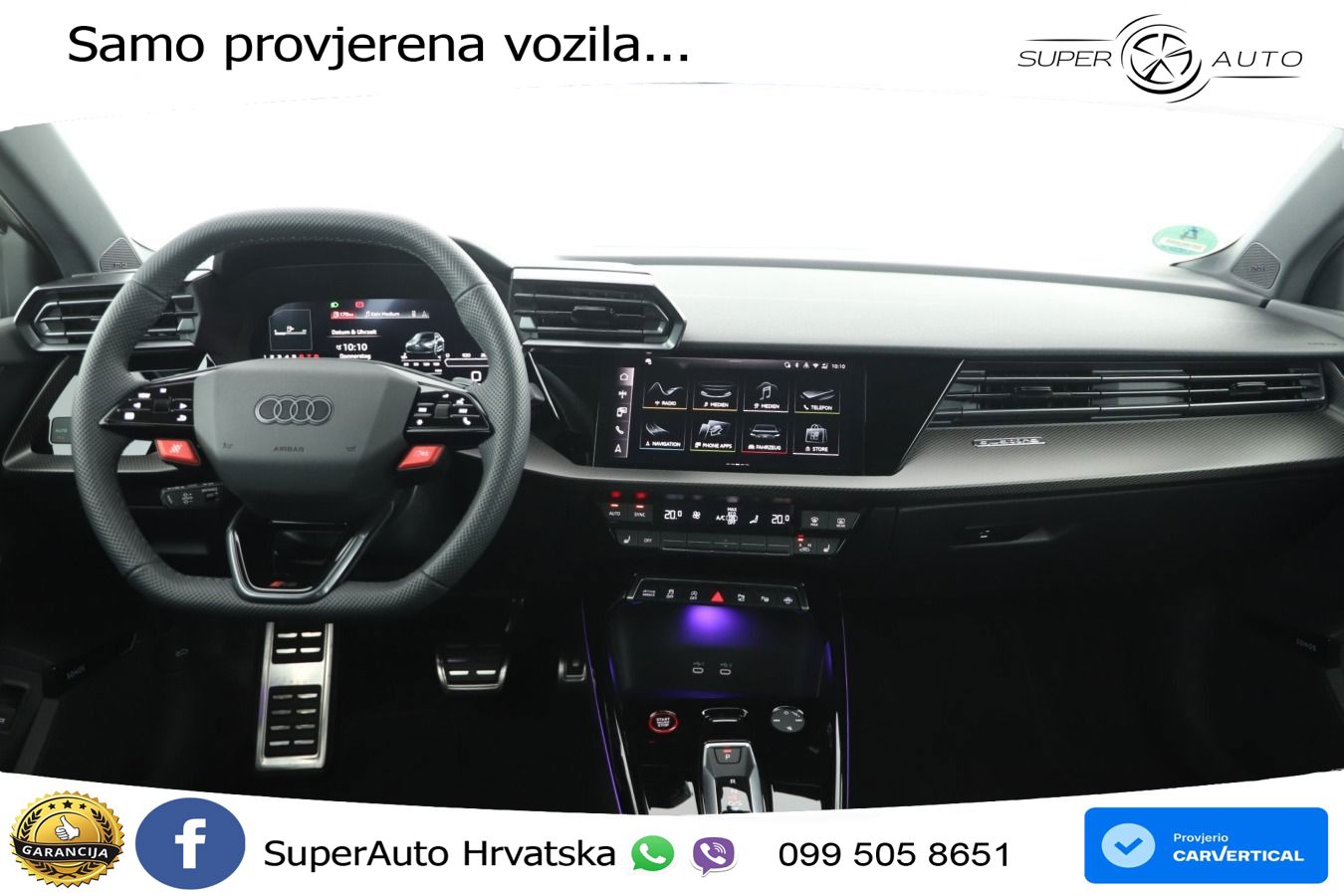 Audi RS3 Sedan 2.5 TFSI (400 KS) quattro S tronic LED+GR SJED+ACC