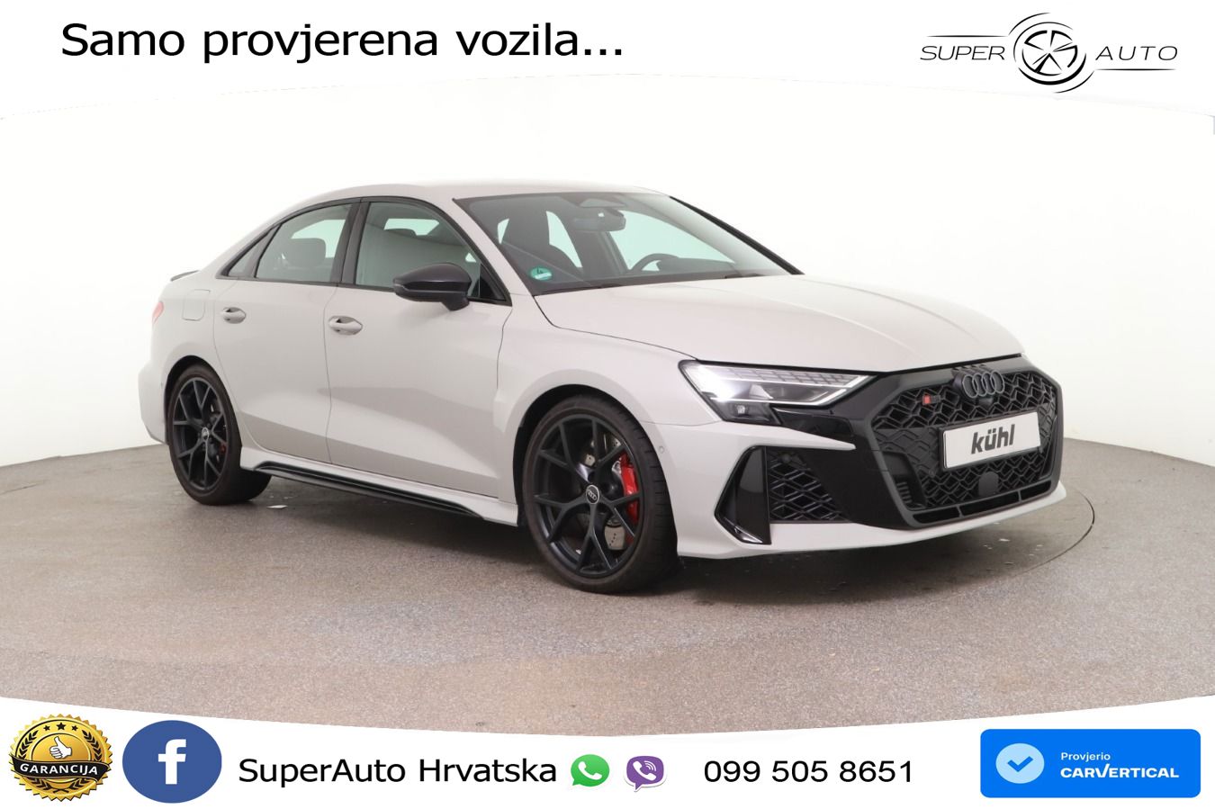 Audi RS3 Sedan 2.5 TFSI (400 KS) quattro S tronic LED+GR SJED+ACC