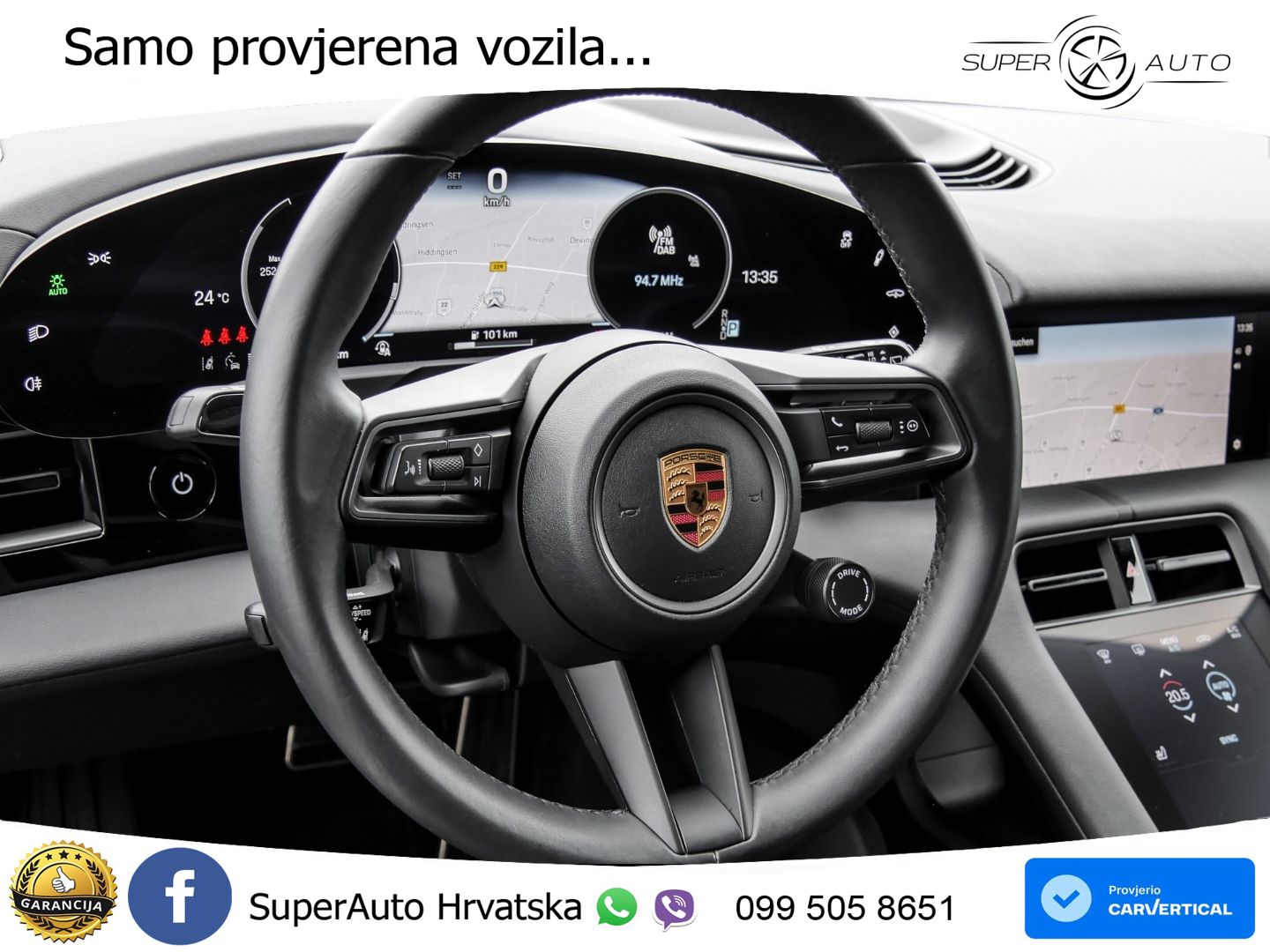 Porsche Taycan Sport Turismo 105 kWh (435 KS)