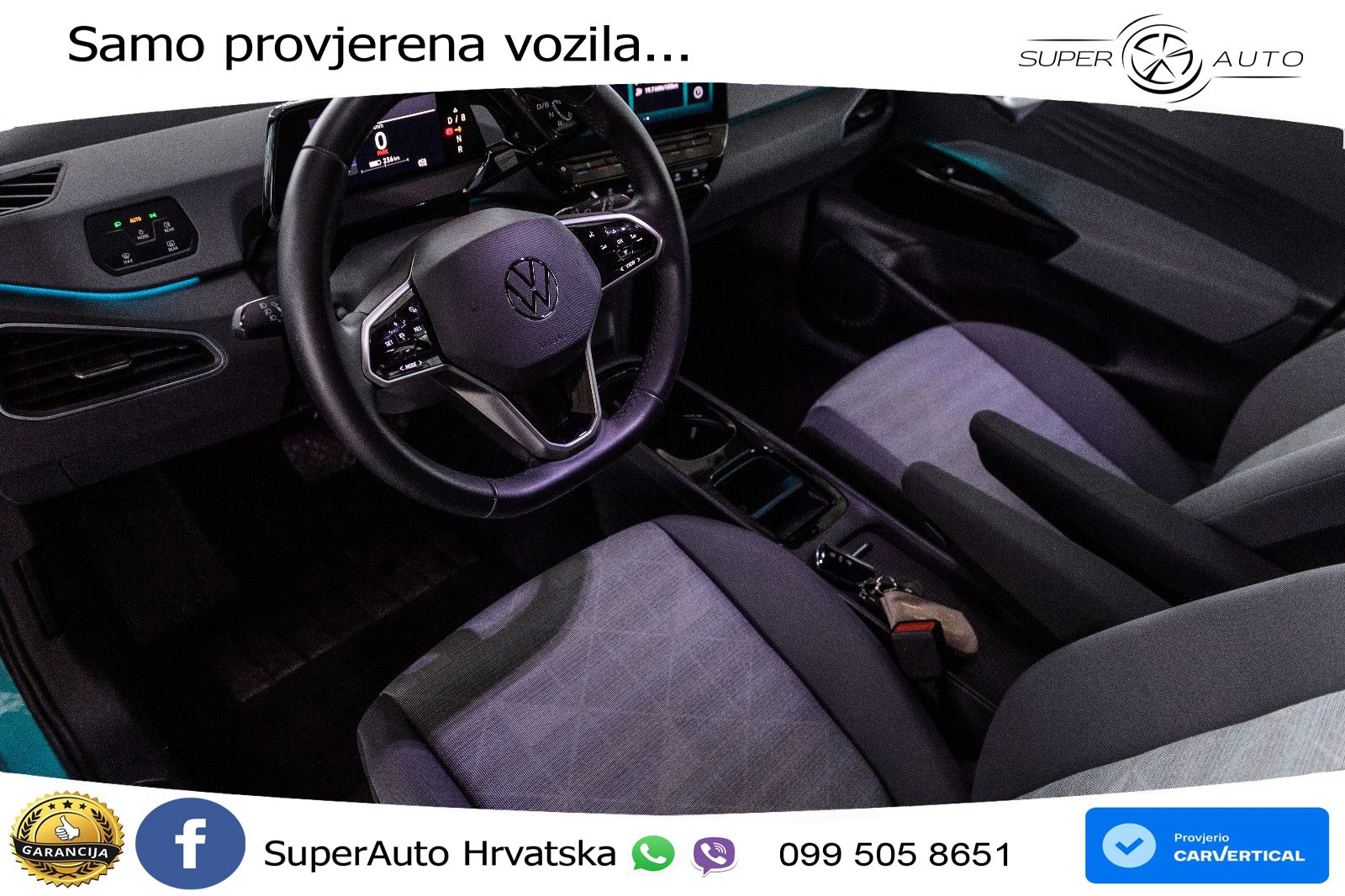 Volkswagen ID.3 Pro Performance 62 kWh (204 KS) LED+GR SJED+ACC