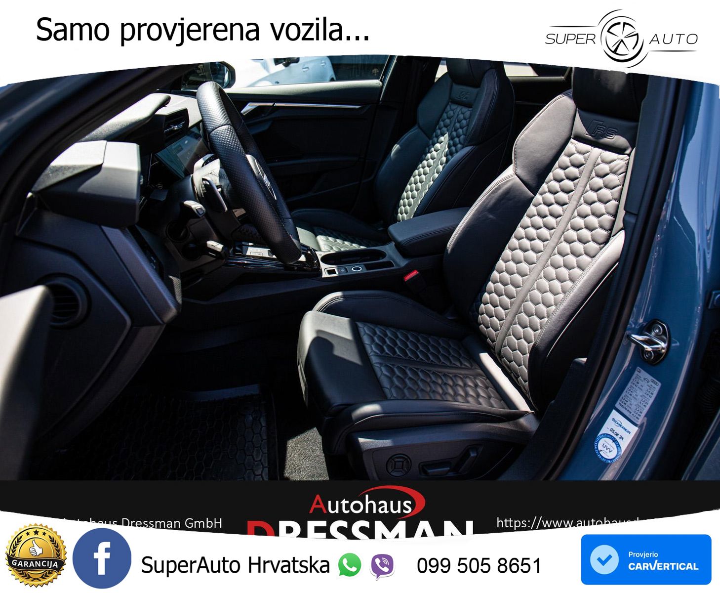Audi RS3 Sportback 2.5 TFSI (400 KS) quattro S tronic LED+GR SJED+ACC