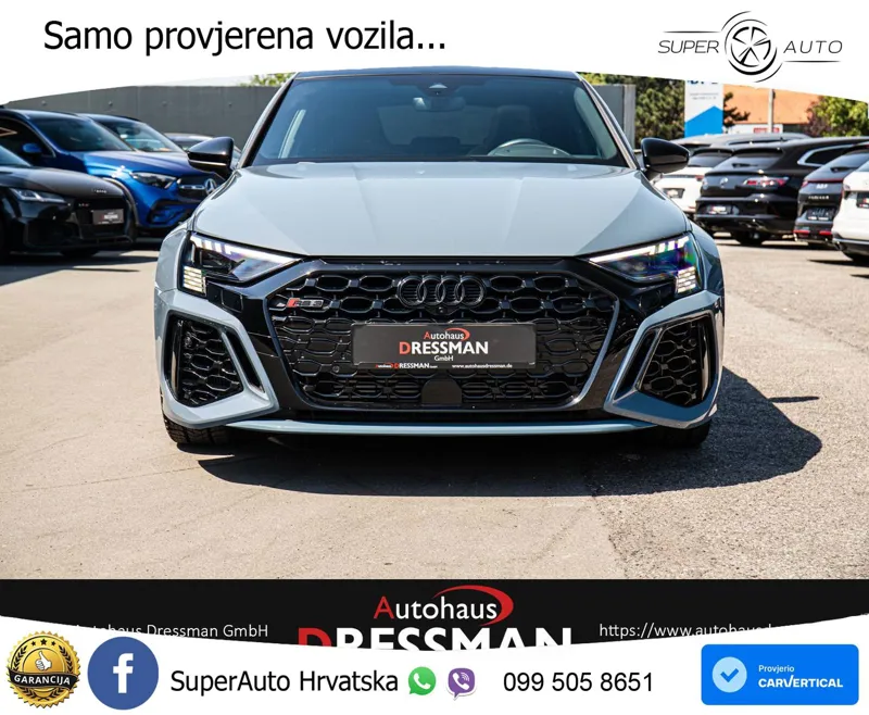 Audi RS3 Sportback 2.5 TFSI (400 KS) quattro S tronic LED+GR SJED+ACC