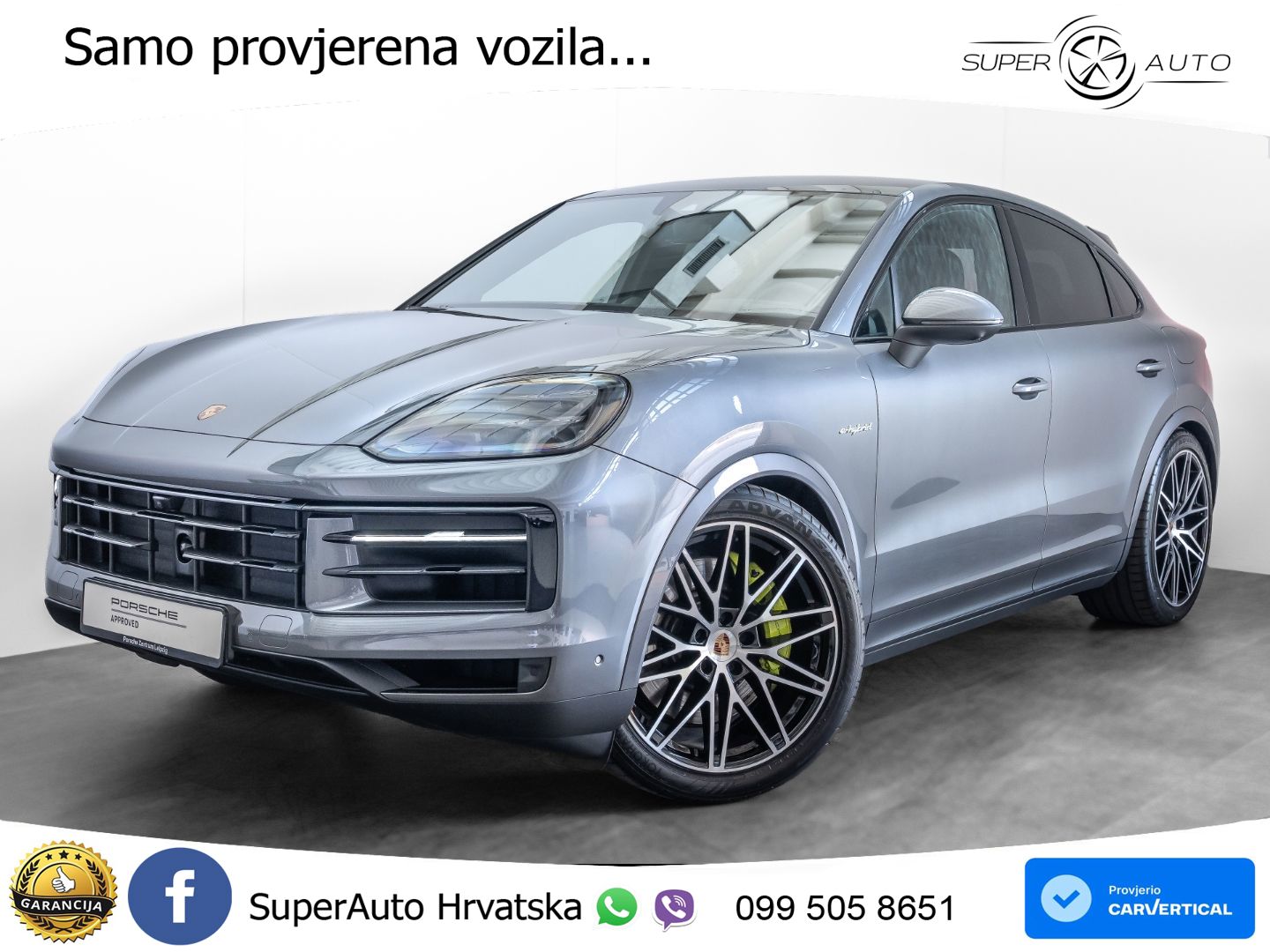 Porsche Cayenne Coupe S 3.0 V6 (519 KS) E-Hybrid Tiptronic S