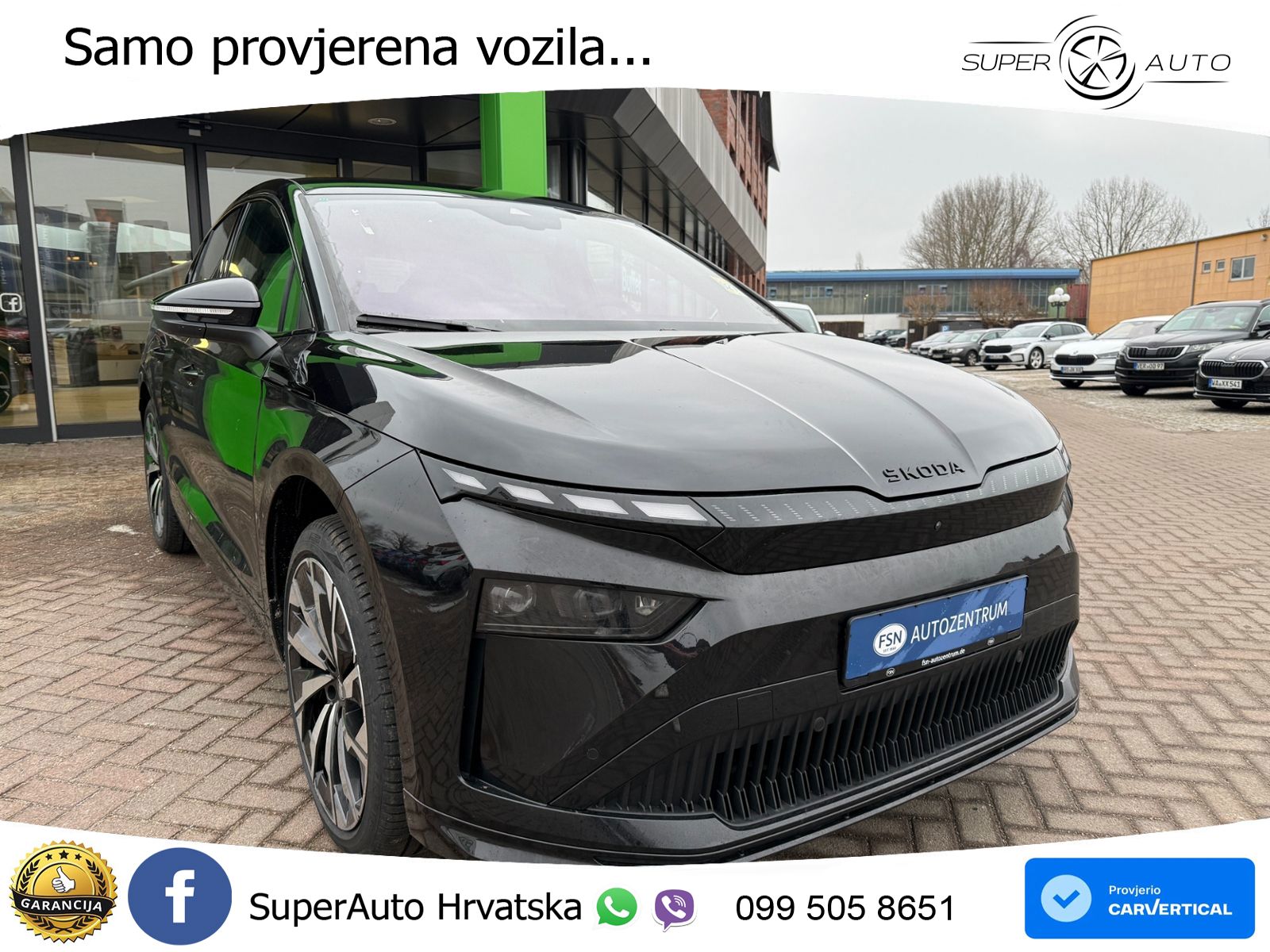 Škoda Enyaq Coupe iV 85 82 kWh (286 KS) SportLine LED+GR SJED+ACC