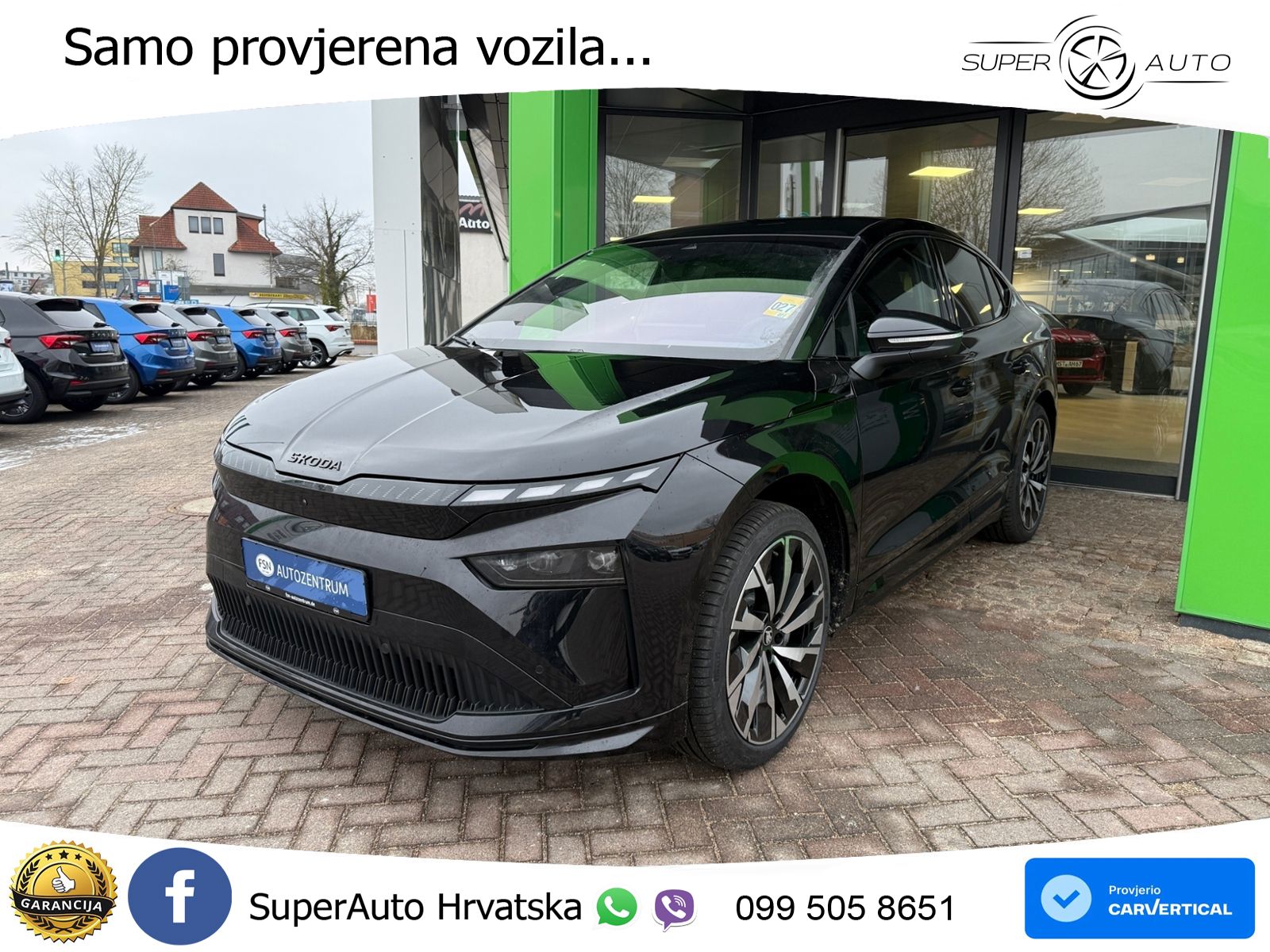 Škoda Enyaq Coupe iV 85 82 kWh (286 KS) SportLine LED+GR SJED+ACC