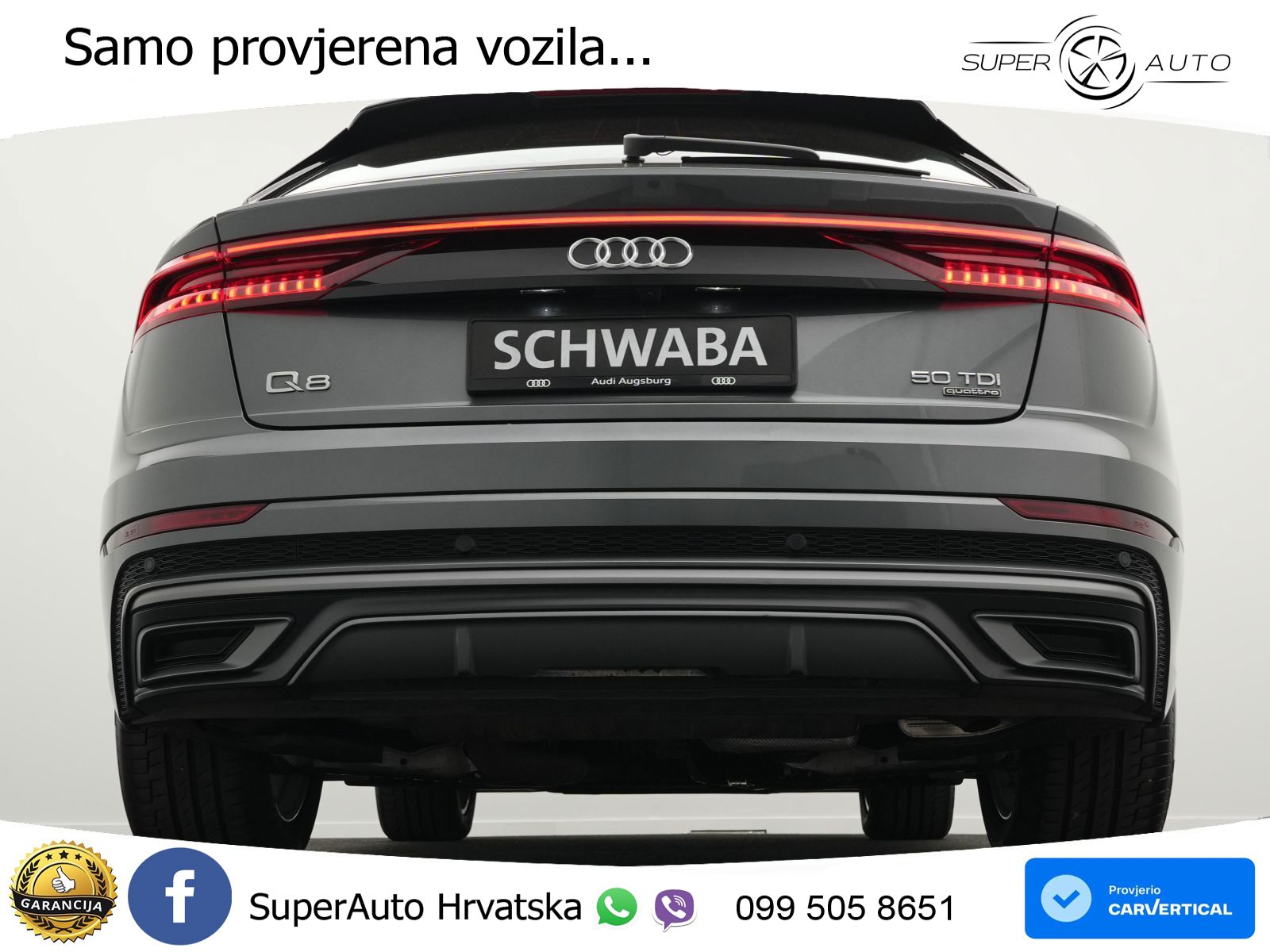Audi Q8 50 TDI V6 (286 KS) quattro Tiptronic