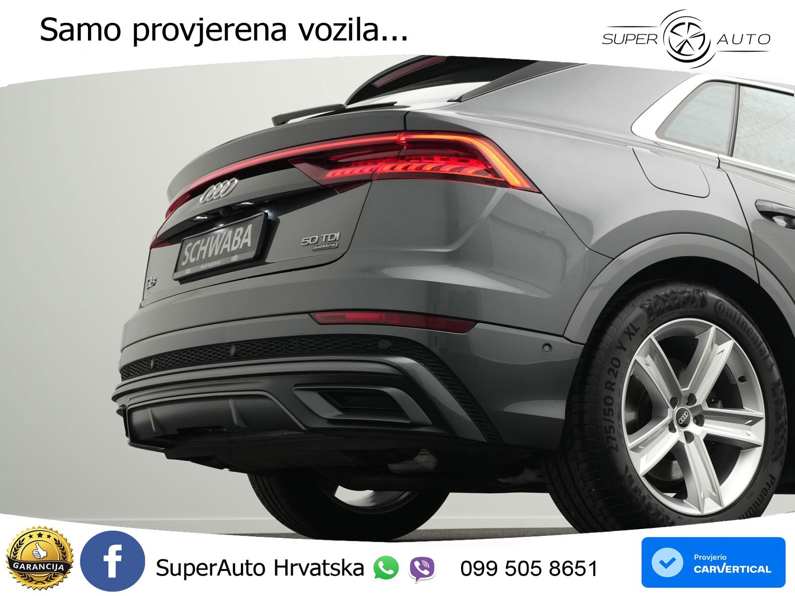 Audi Q8 50 TDI V6 (286 KS) quattro Tiptronic