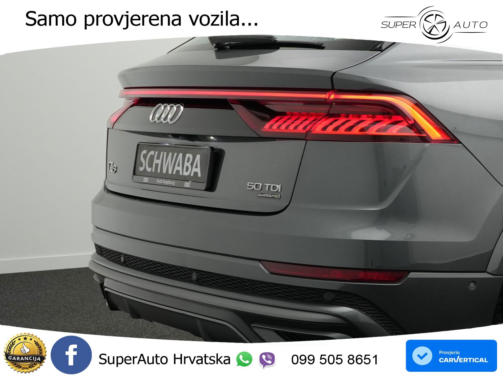 Audi Q8 50 TDI V6 (286 KS) quattro Tiptronic