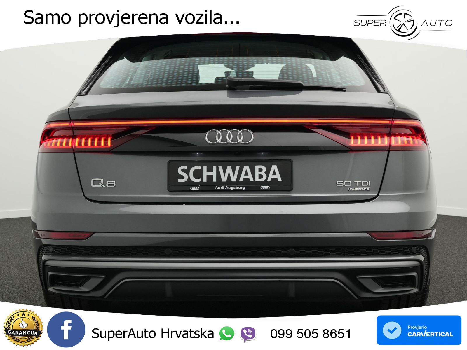 Audi Q8 50 TDI V6 (286 KS) quattro Tiptronic