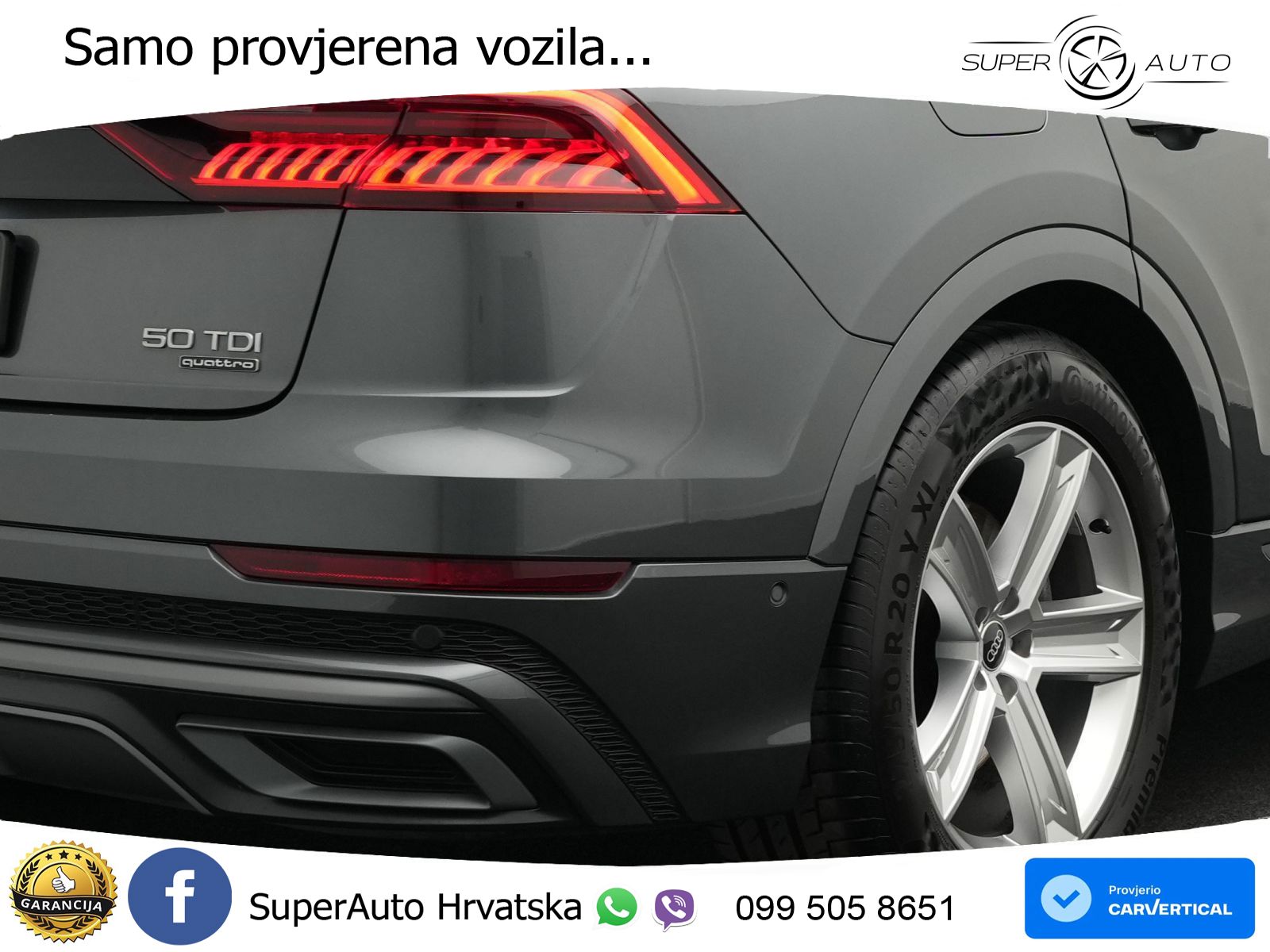 Audi Q8 50 TDI V6 (286 KS) quattro Tiptronic
