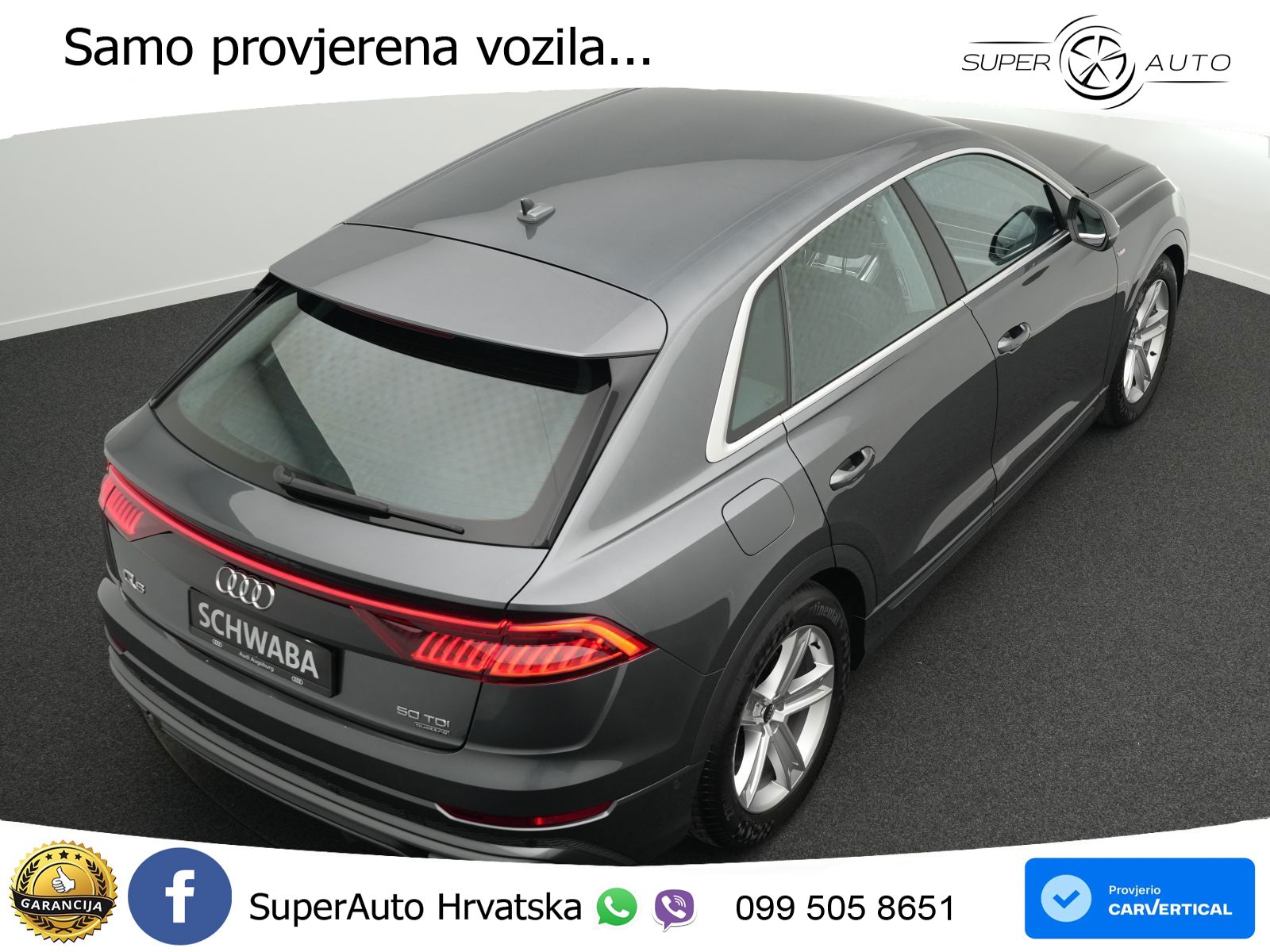 Audi Q8 50 TDI V6 (286 KS) quattro Tiptronic