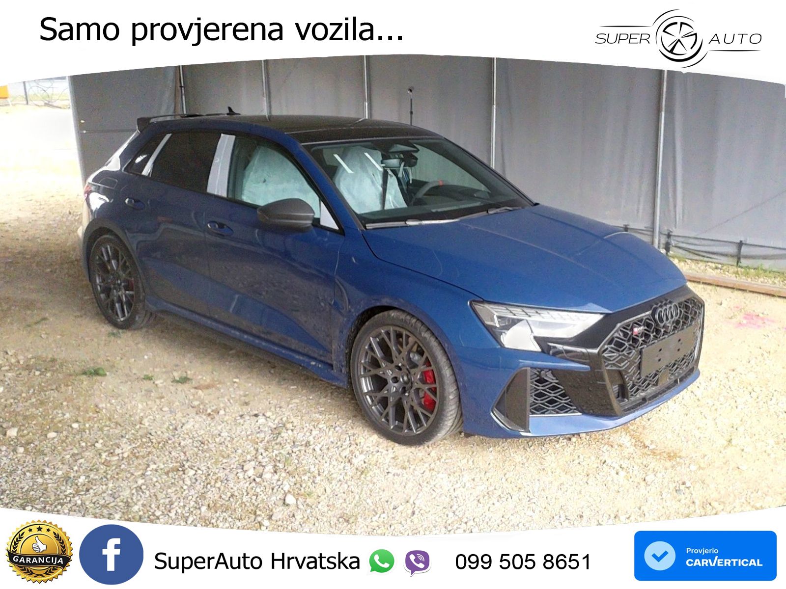 Audi RS3 Sedan 2.5 TFSI (400 KS) quattro S tronic LED+GR SJED+ACC