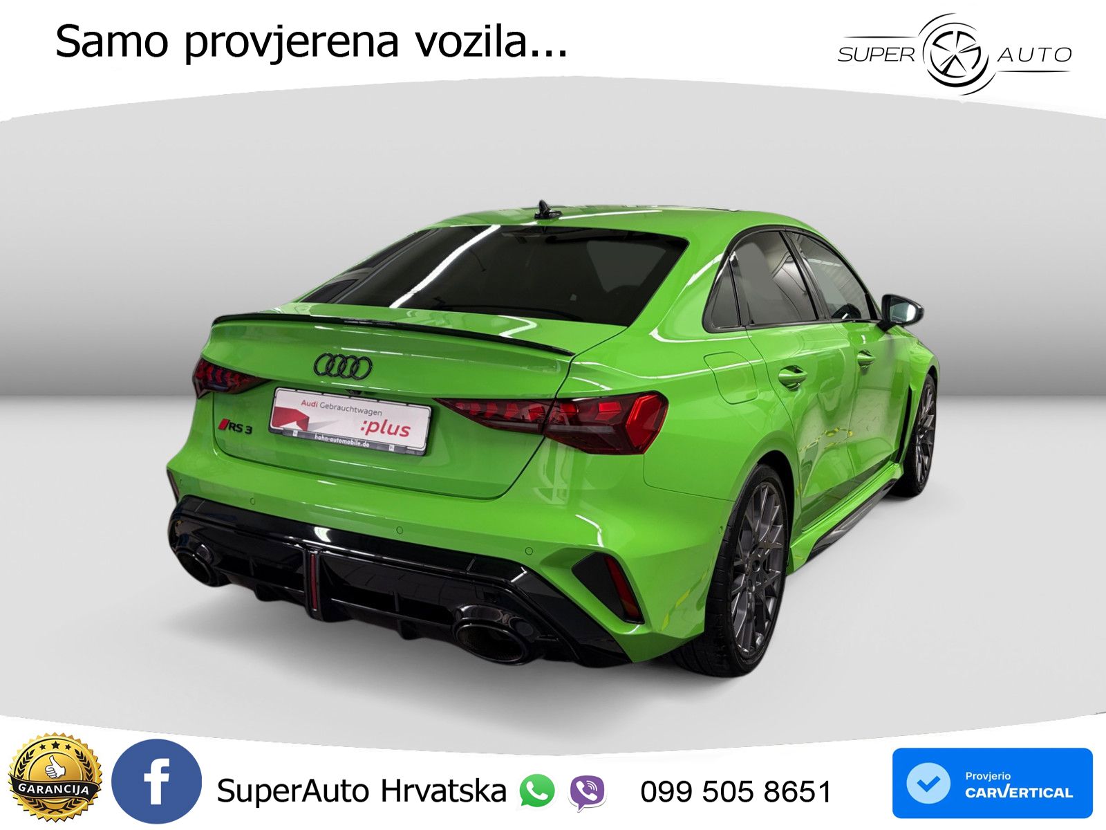 Audi RS3 Sedan 2.5 TFSI (400 KS) quattro S tronic