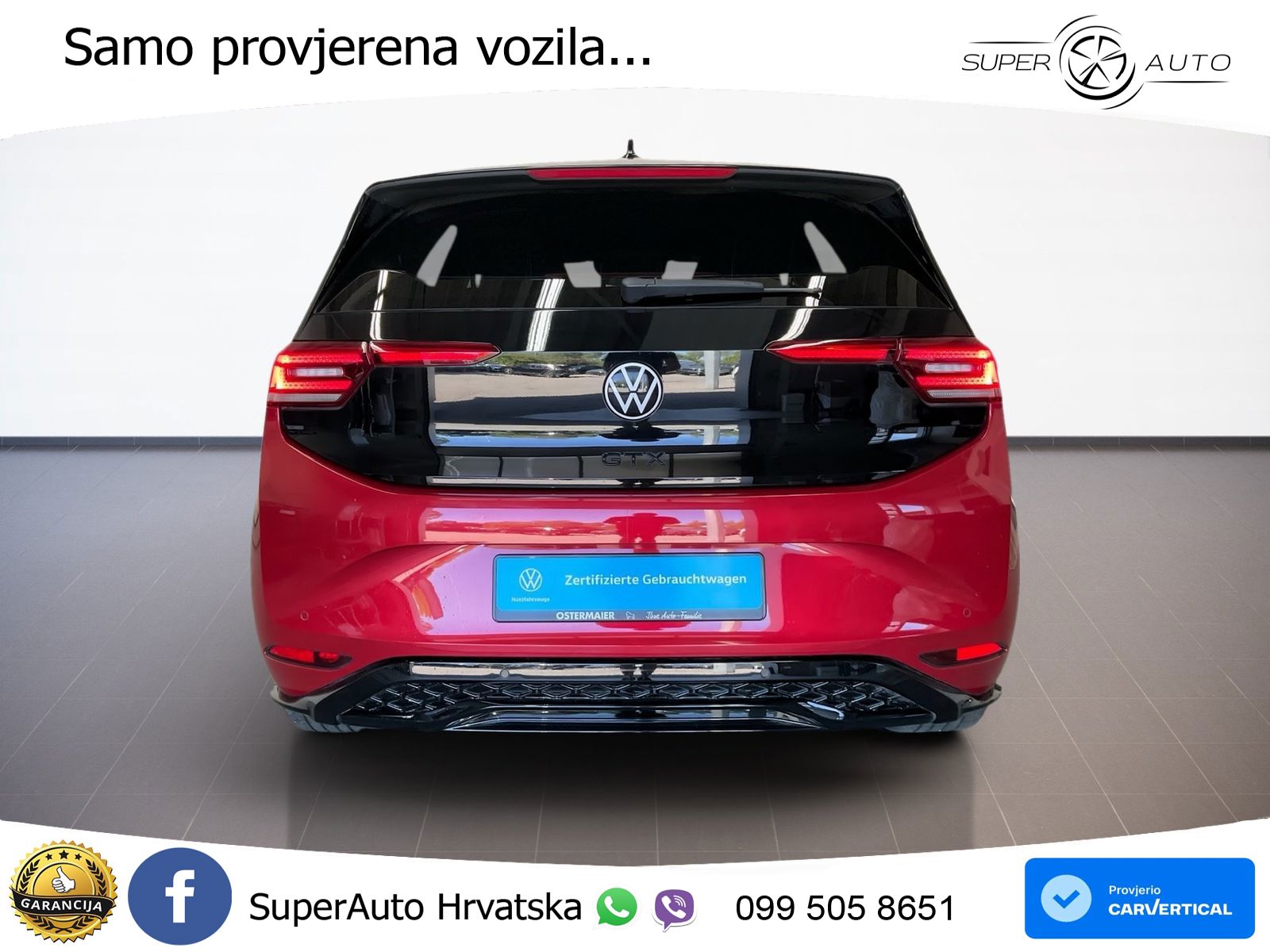 Volkswagen ID.3 GTX Performance 84 kWh (326 KS) LED+GR SJED+ACC