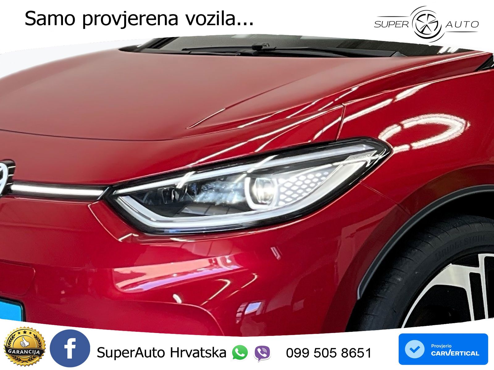 Volkswagen ID.3 GTX Performance 84 kWh (326 KS) LED+GR SJED+ACC