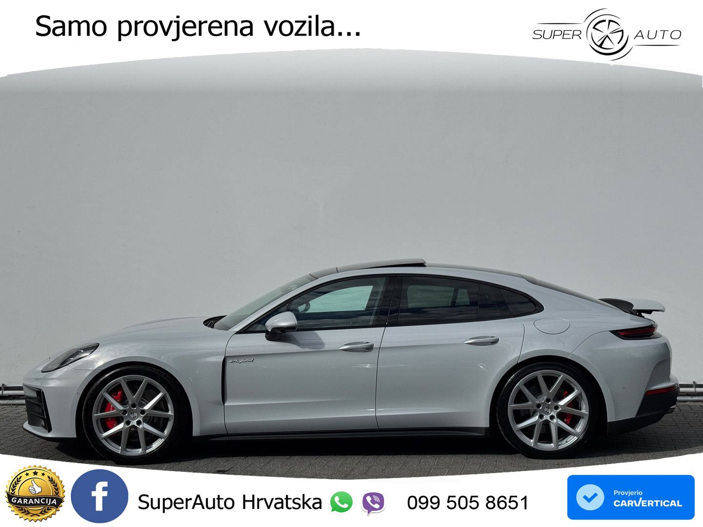 Porsche Panamera 4S 2.9 V6 (544 KS) E-Hybrid PDK ZRAČNI+ACC+GR SJED+KAM+PANO