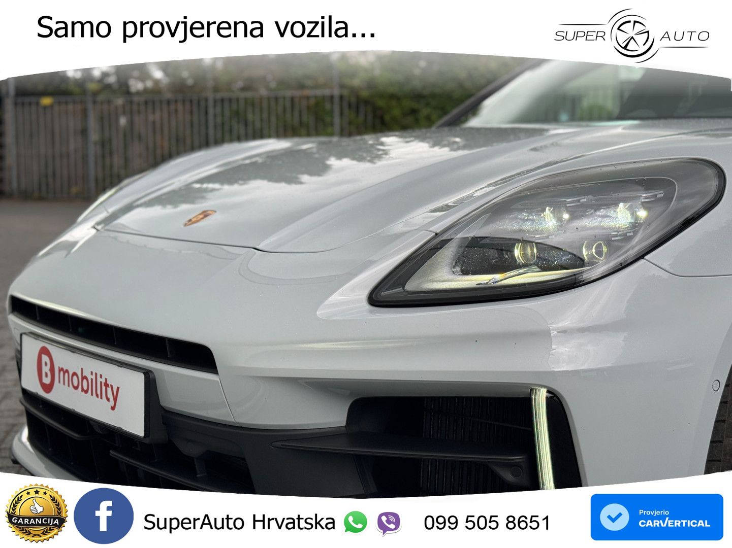 Porsche Panamera 4S 2.9 V6 (544 KS) E-Hybrid PDK ZRAČNI+ACC+GR SJED+KAM+PANO