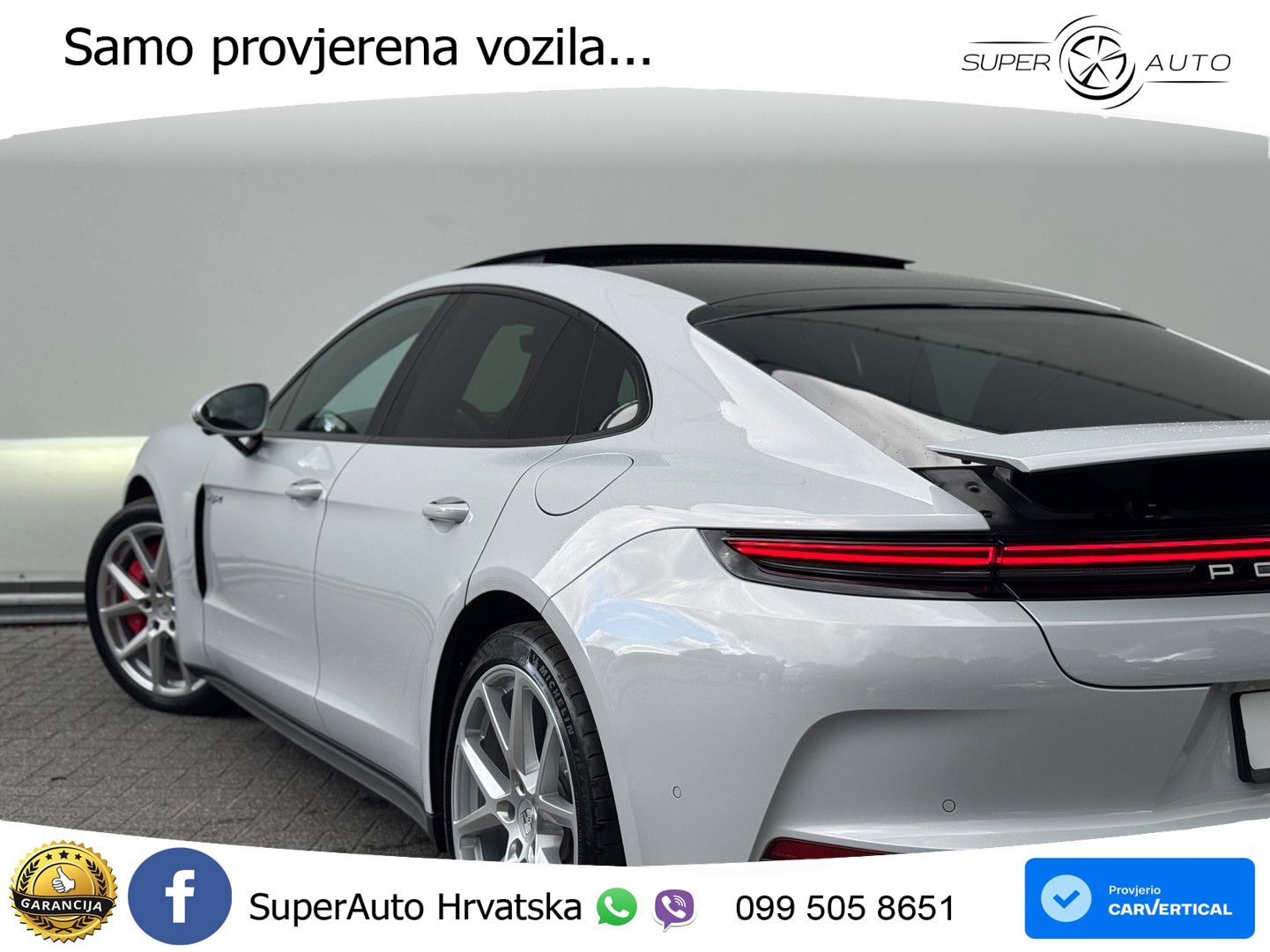 Porsche Panamera 4S 2.9 V6 (544 KS) E-Hybrid PDK ZRAČNI+ACC+GR SJED+KAM+PANO