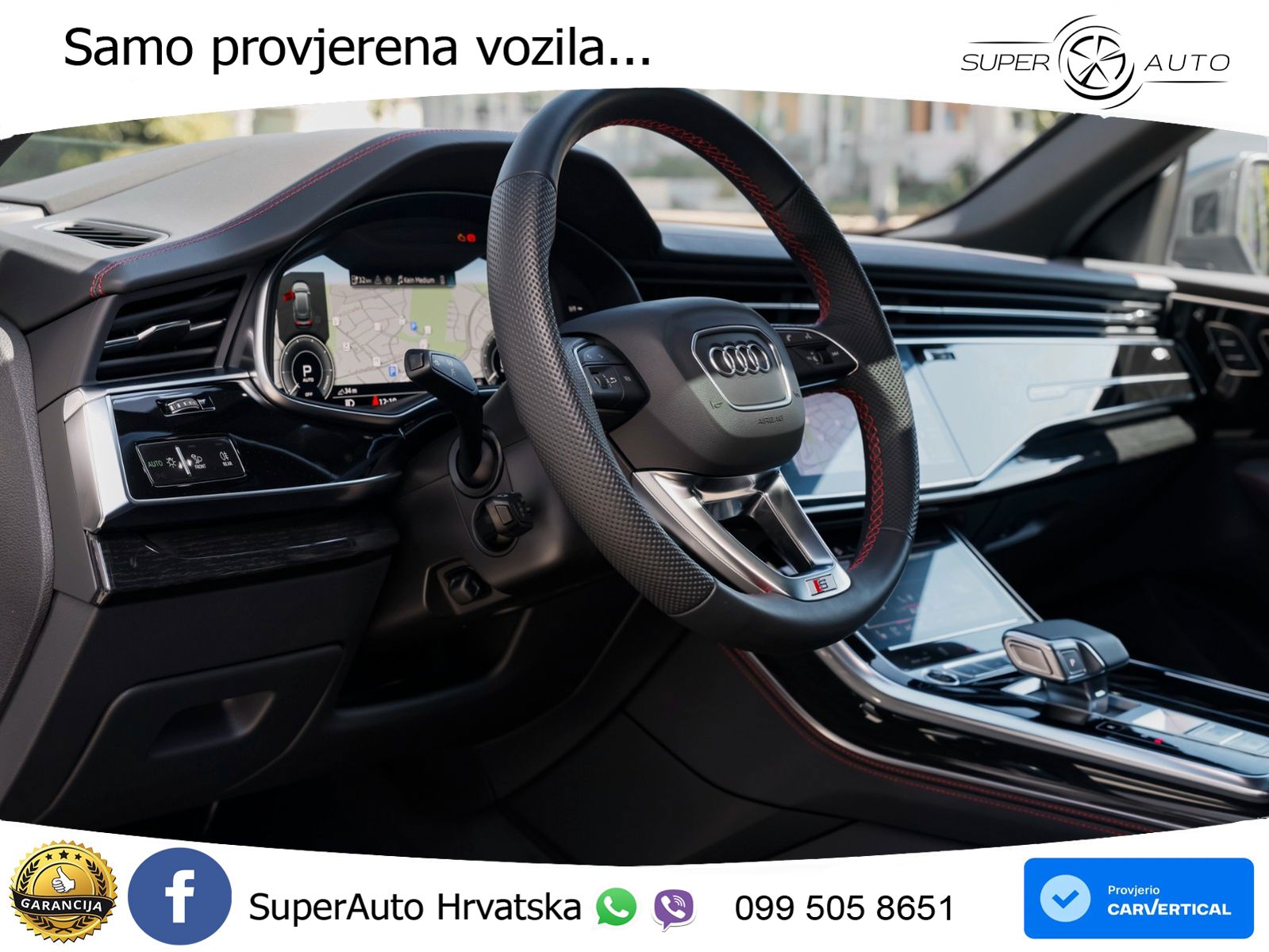 Audi Q8 55 TFSIe V6 (394 KS) quattro Tiptronic LED+GR SJED+ACC