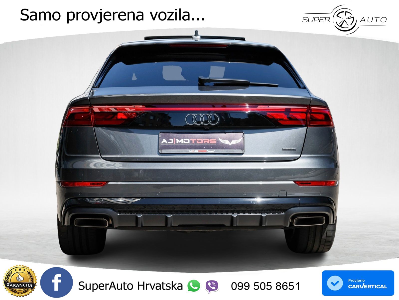 Audi Q8 55 TFSIe V6 (394 KS) quattro Tiptronic LED+GR SJED+ACC