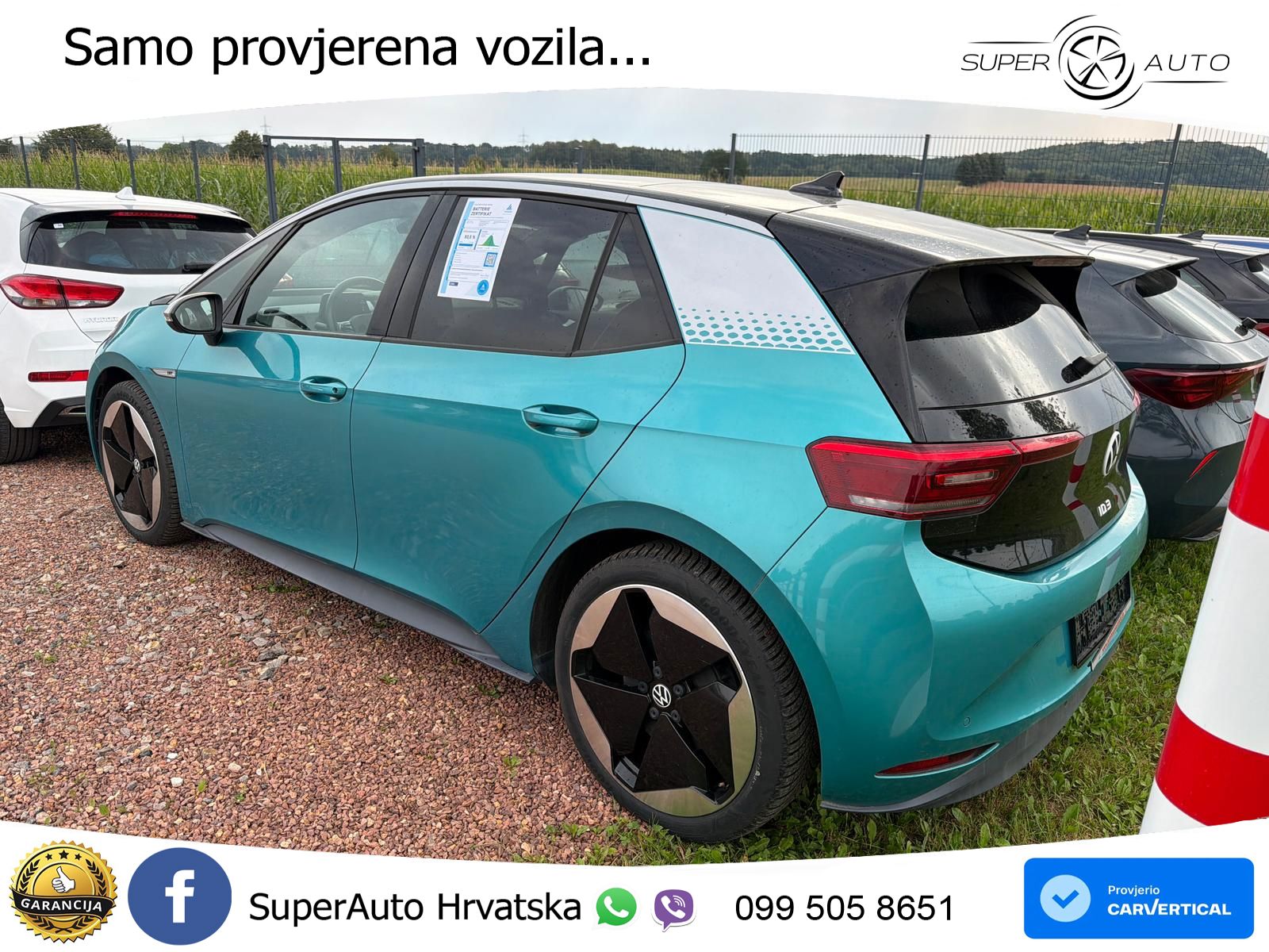 Volkswagen ID.3 Pro Performance 62 kWh (204 KS) LED+GR SJED+ACC