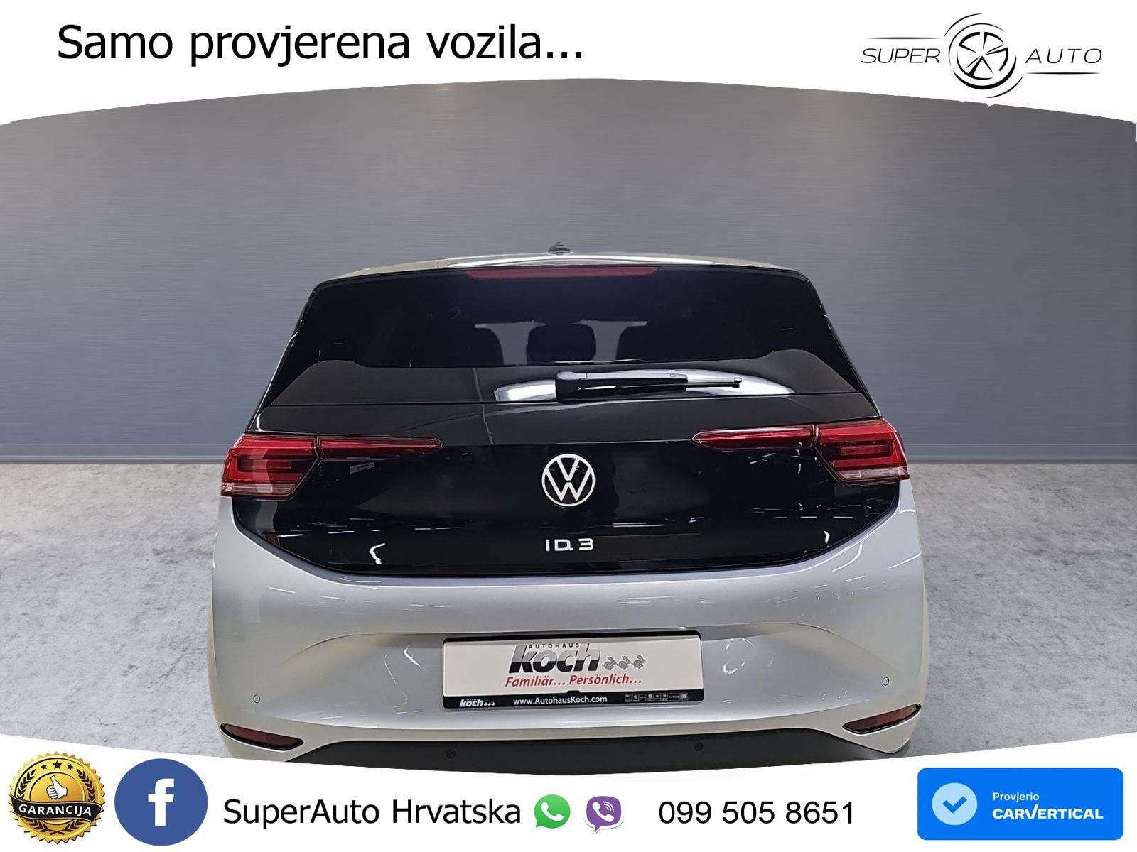 Volkswagen ID.3 Pure 55 kWh (170 KS)