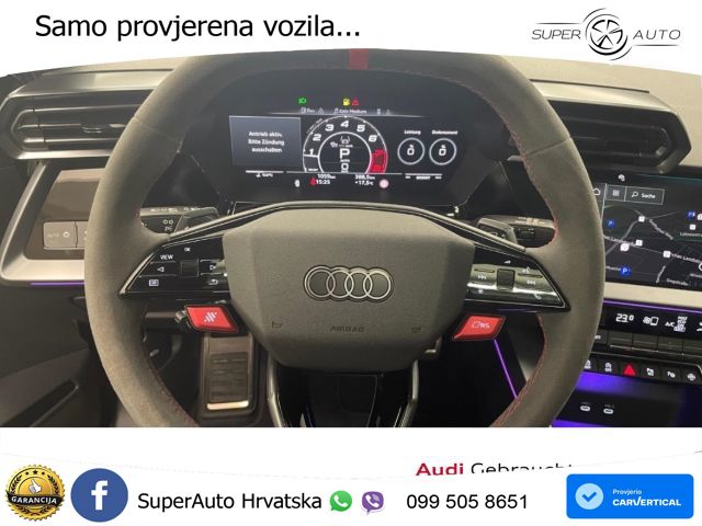 Audi RS3 Sedan 2.5 TFSI (400 KS) quattro S tronic LED+GR SJED+ACC