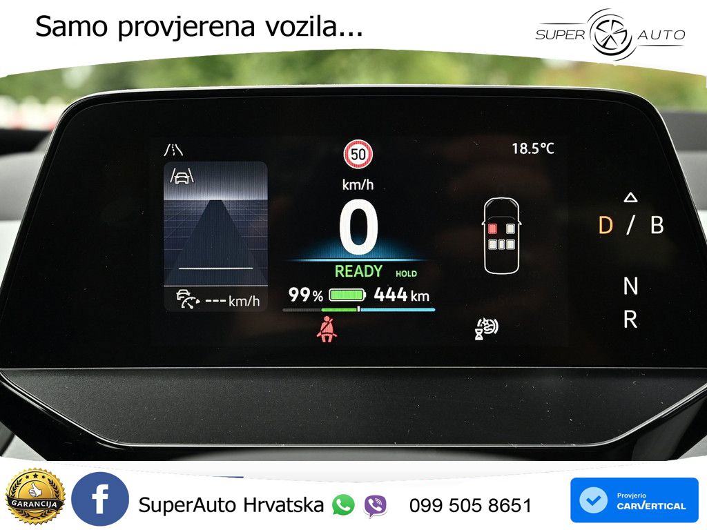 Volkswagen ID.3 Pro 62 kWh (204 KS) LED+GR SJED+ACC