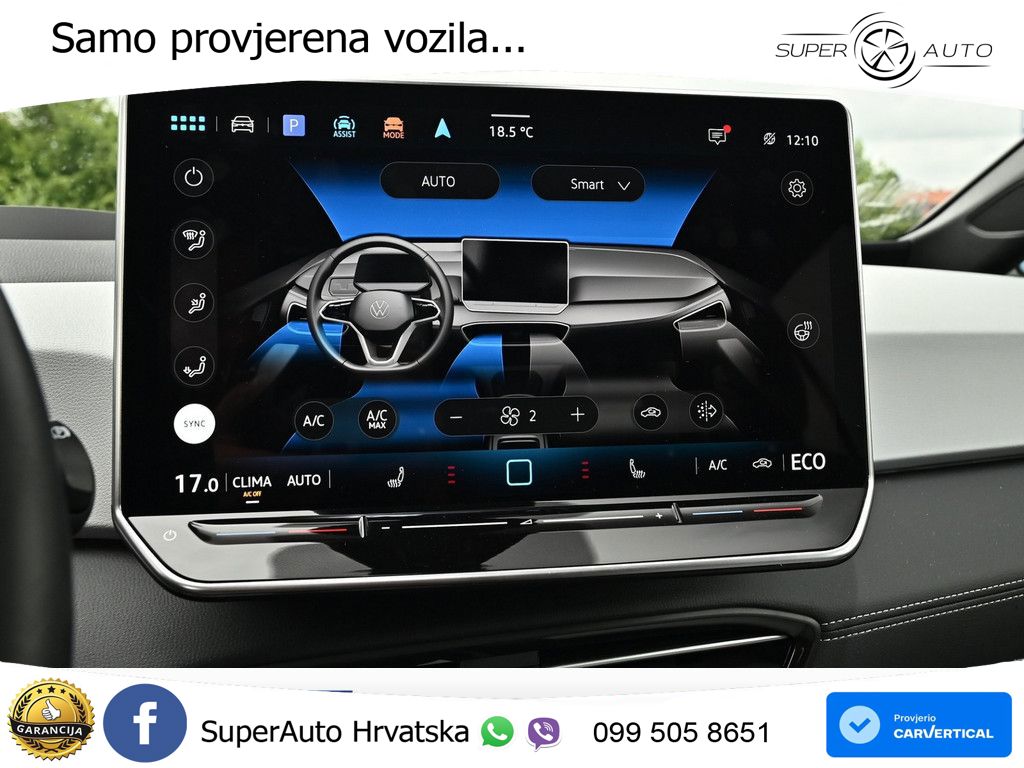 Volkswagen ID.3 Pro 62 kWh (204 KS) LED+GR SJED+ACC