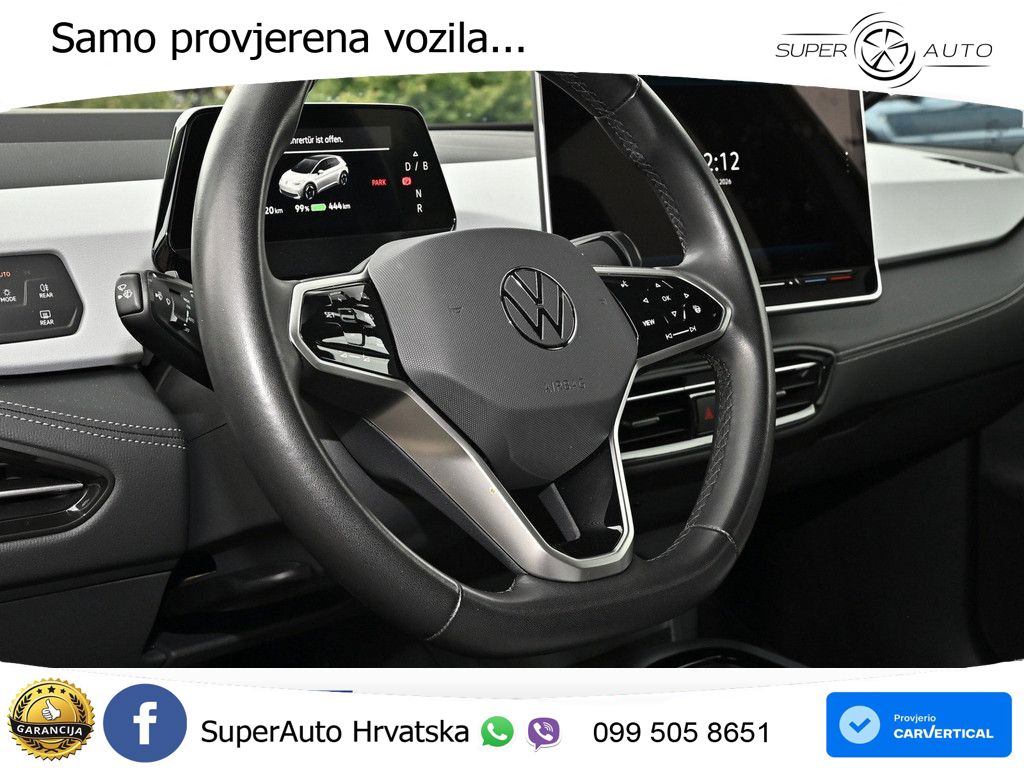Volkswagen ID.3 Pro 62 kWh (204 KS) LED+GR SJED+ACC