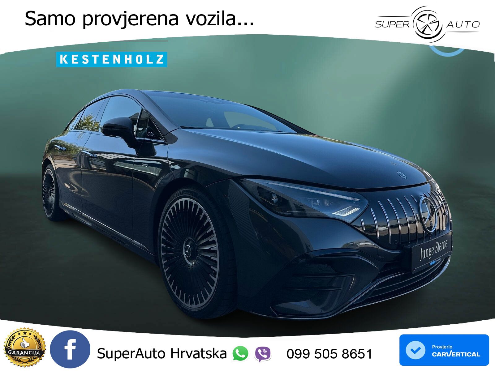 Mercedes EQE AMG 43 100 kWh (476 KS) 4MATIC ZRAČNI+ACC+GR SJED+KAM
