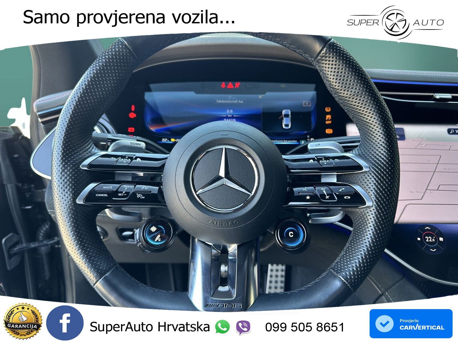 Mercedes EQE AMG 43 100 kWh (476 KS) 4MATIC ZRAČNI+ACC+GR SJED+KAM