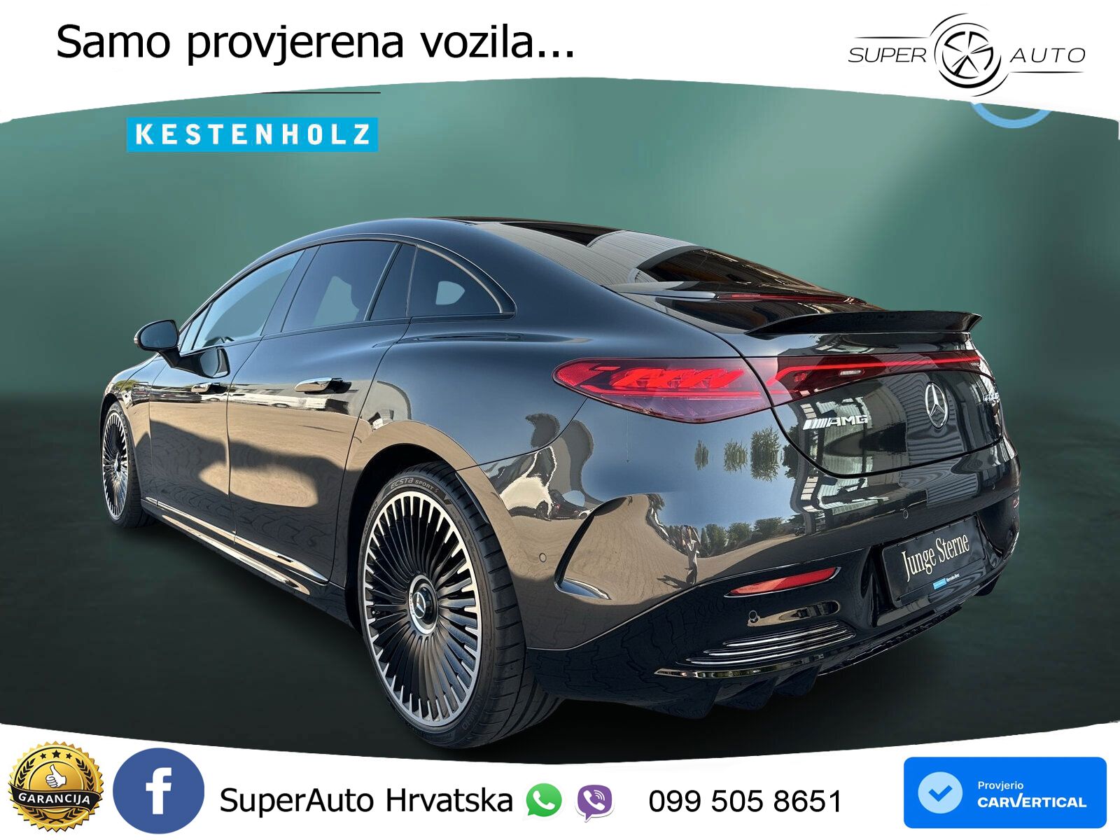 Mercedes EQE AMG 43 100 kWh (476 KS) 4MATIC ZRAČNI+ACC+GR SJED+KAM