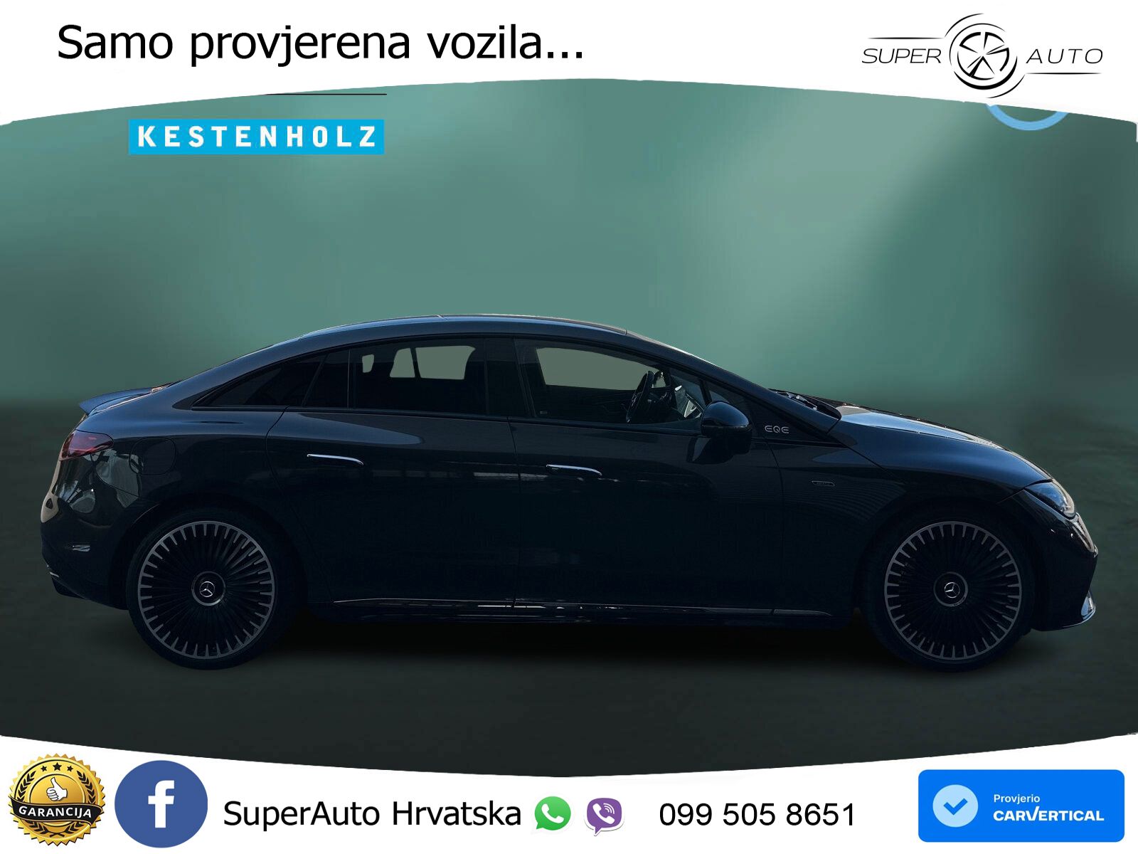 Mercedes EQE AMG 43 100 kWh (476 KS) 4MATIC ZRAČNI+ACC+GR SJED+KAM