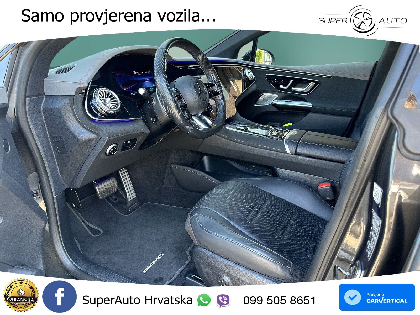 Mercedes EQE AMG 43 100 kWh (476 KS) 4MATIC ZRAČNI+ACC+GR SJED+KAM